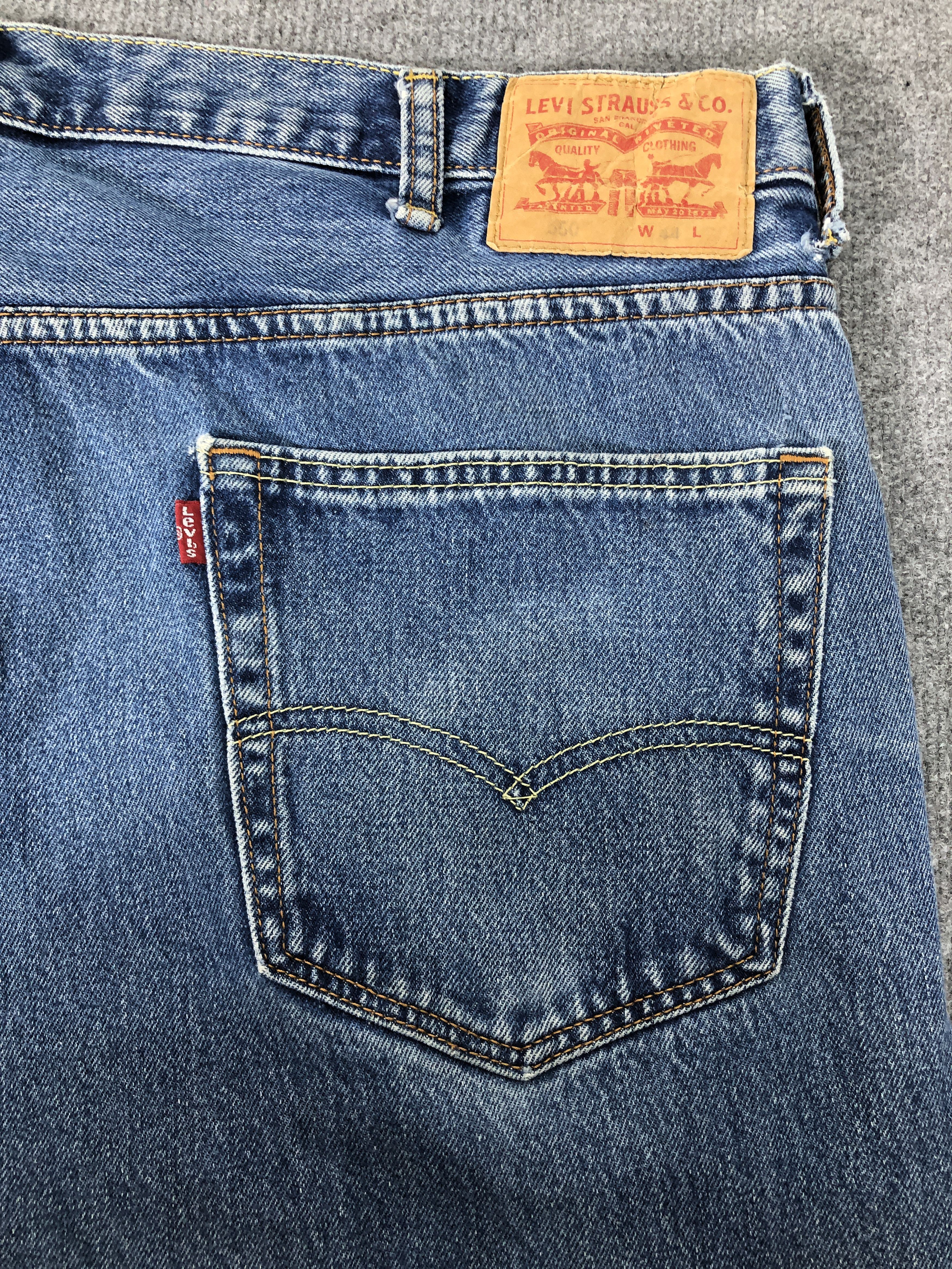 Levi's Vintage Y2k Levi's 550 Faded Blue Denim Jean Size US 44 / EU 60 - 8 Thumbnail