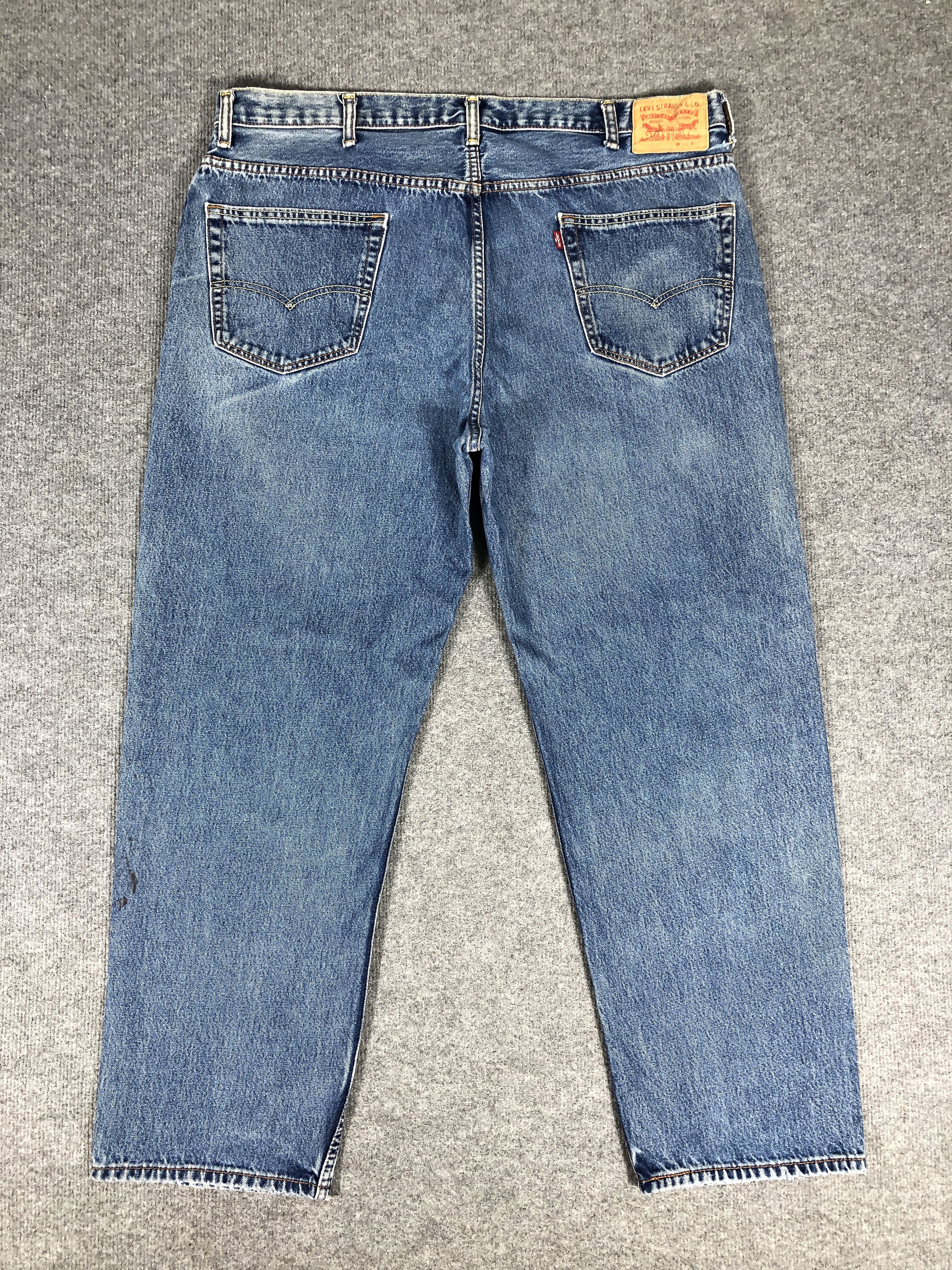 Levi's Vintage Y2k Levi's 550 Faded Blue Denim Jean Size US 44 / EU 60 - 2 Thumbnail