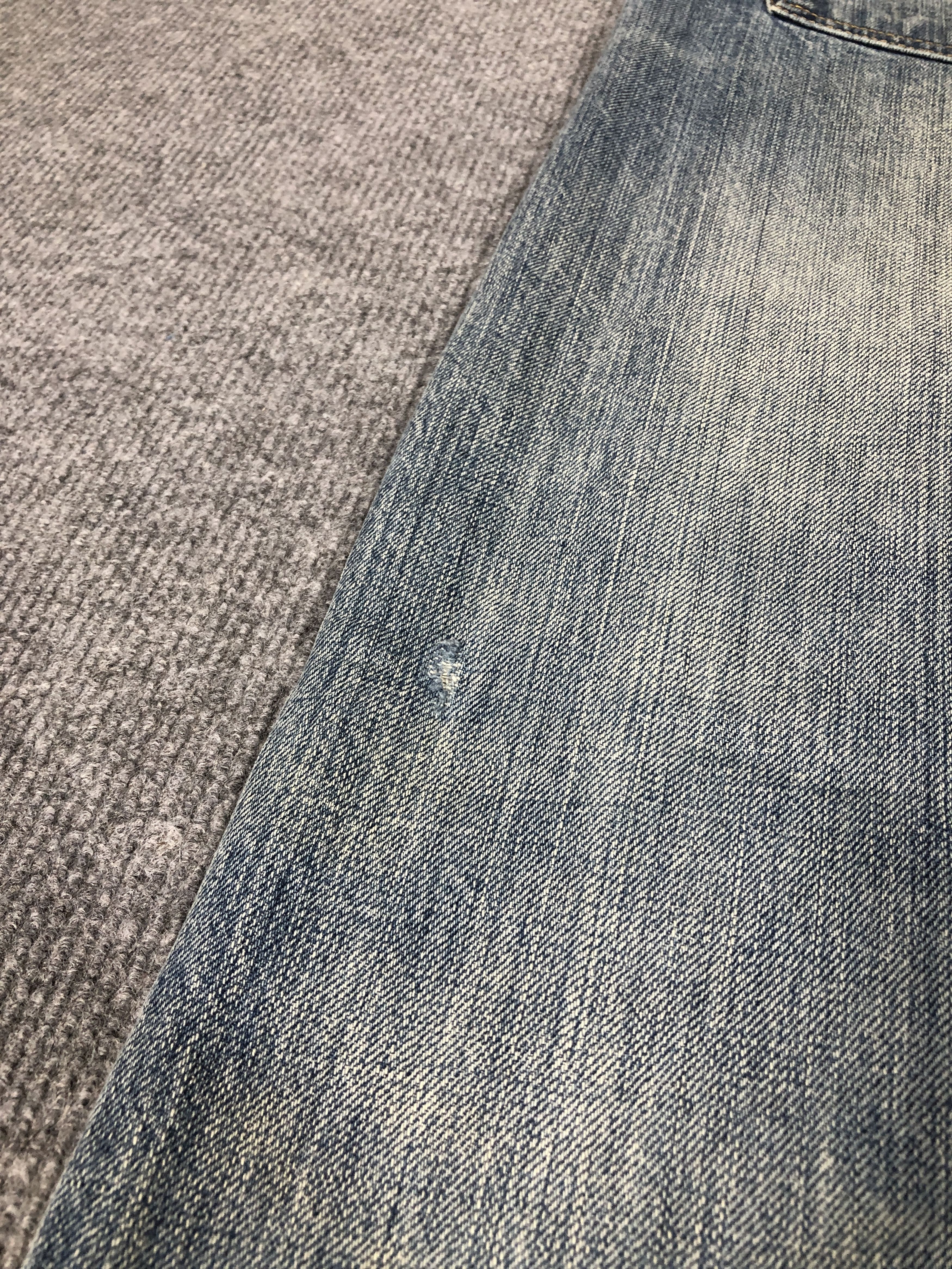 Levi's Vintage Y2k Levi's 522 Distress Faded Blue Denim Jean Size US 38 / EU 54 - 15 Thumbnail