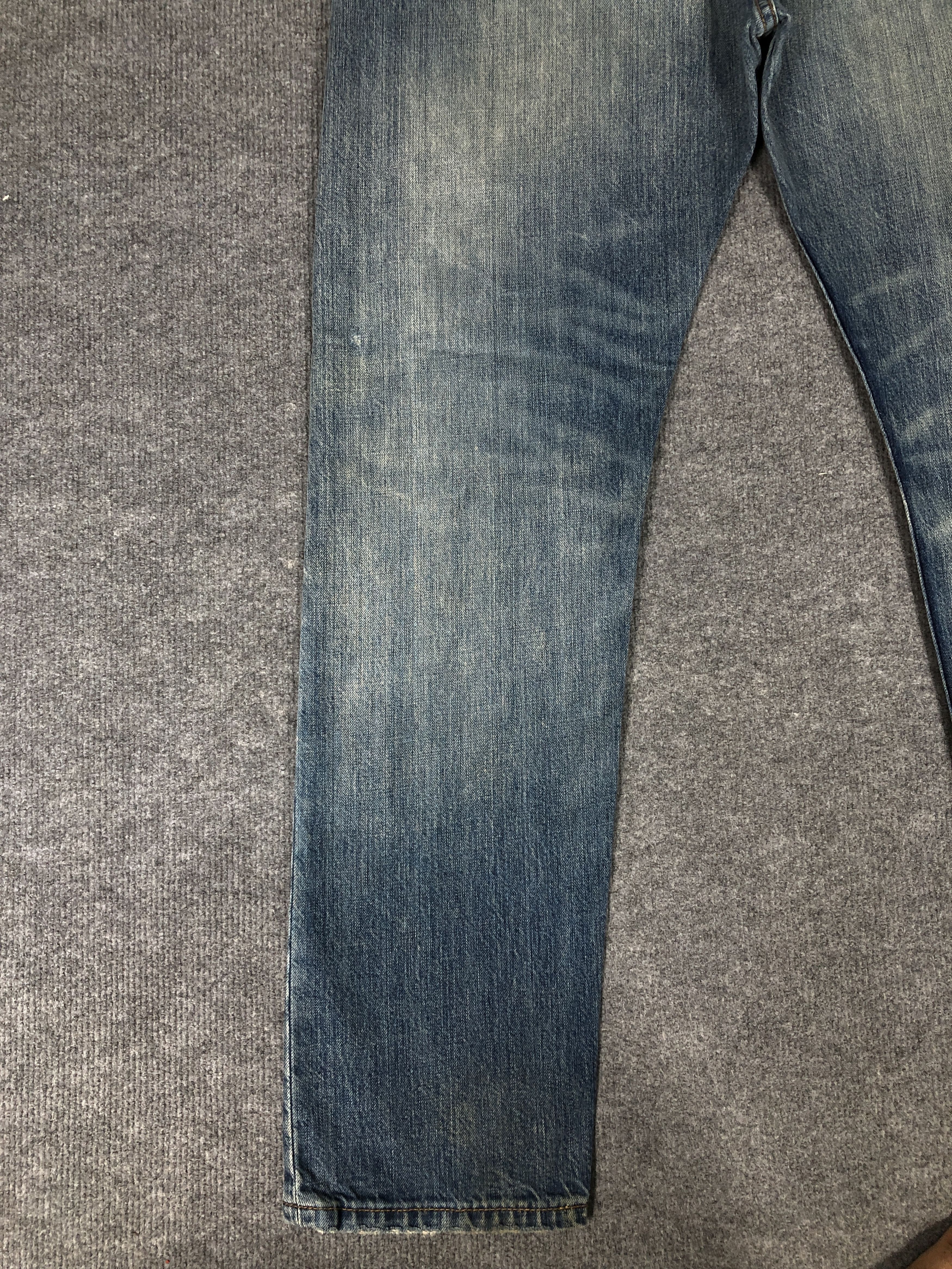 Levi's Vintage Y2k Levi's 522 Distress Faded Blue Denim Jean Size US 38 / EU 54 - 10 Thumbnail