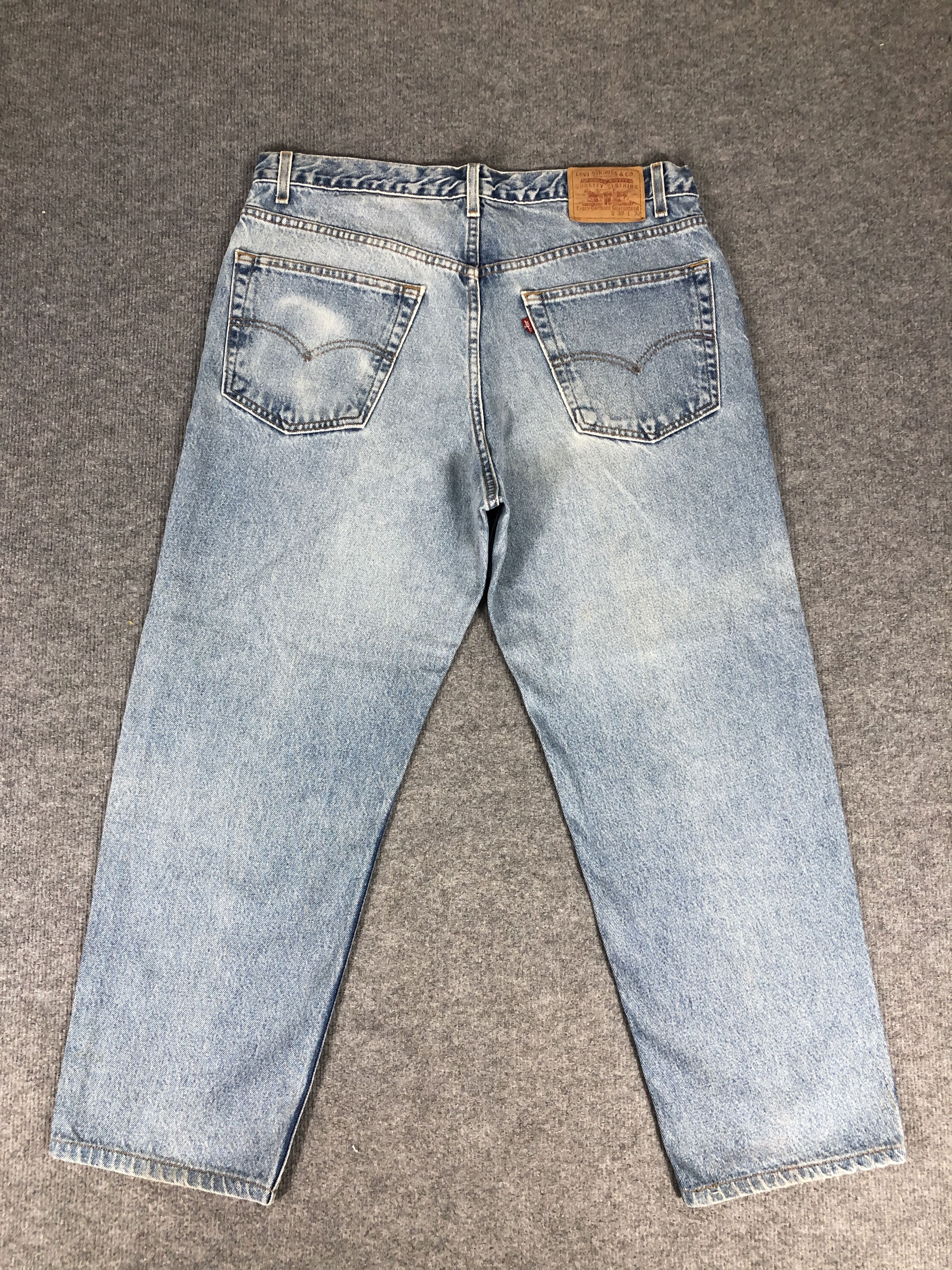 Levi's Vintage Levi's 559 Relaxed Straight Leg Faded Blue Jean Size US 38 / EU 54 - 2 Thumbnail