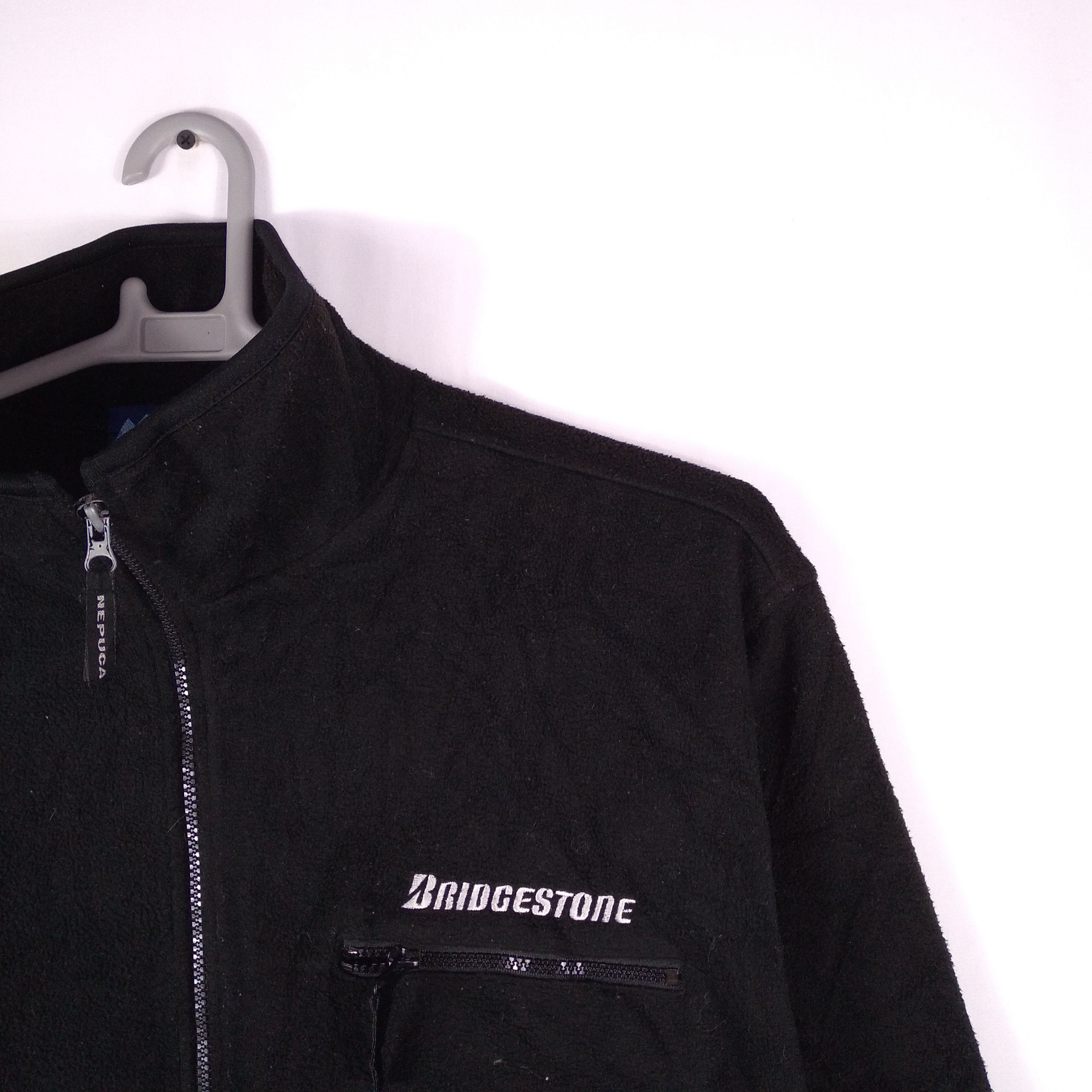 Vintage Nepuca Gear Bridgestone Full Zipper Fleece Jacket Size US XL / EU 56 / 4 - 2 Thumbnail