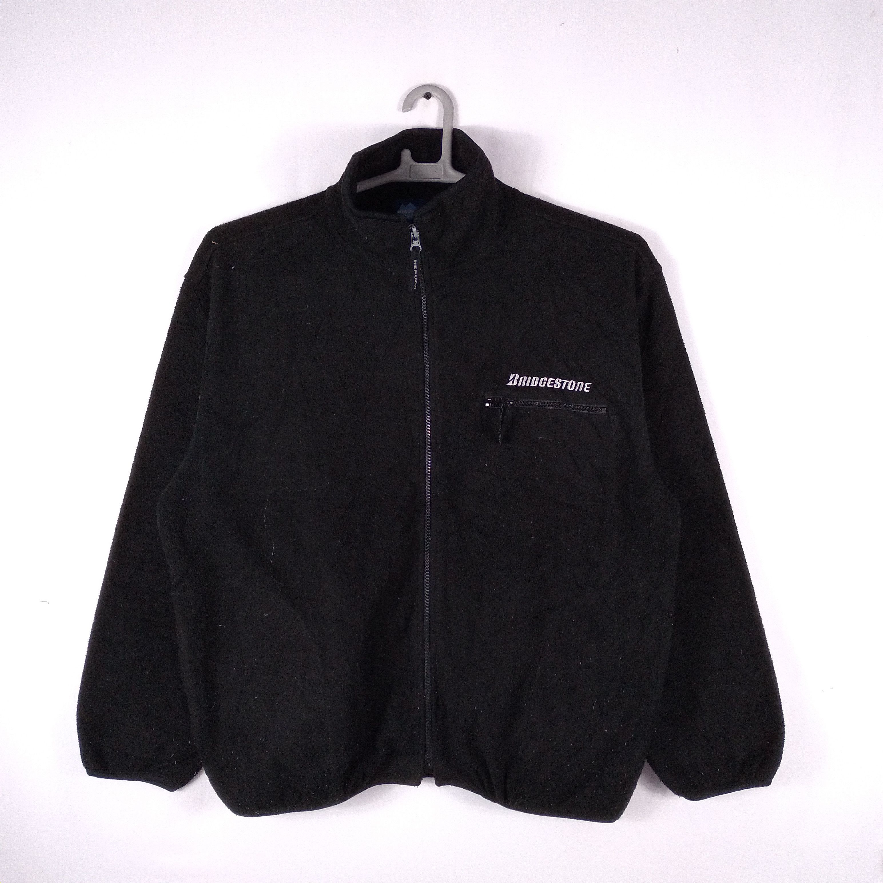 Vintage Nepuca Gear Bridgestone Full Zipper Fleece Jacket Size US XL / EU 56 / 4 - 1 Thumbnail