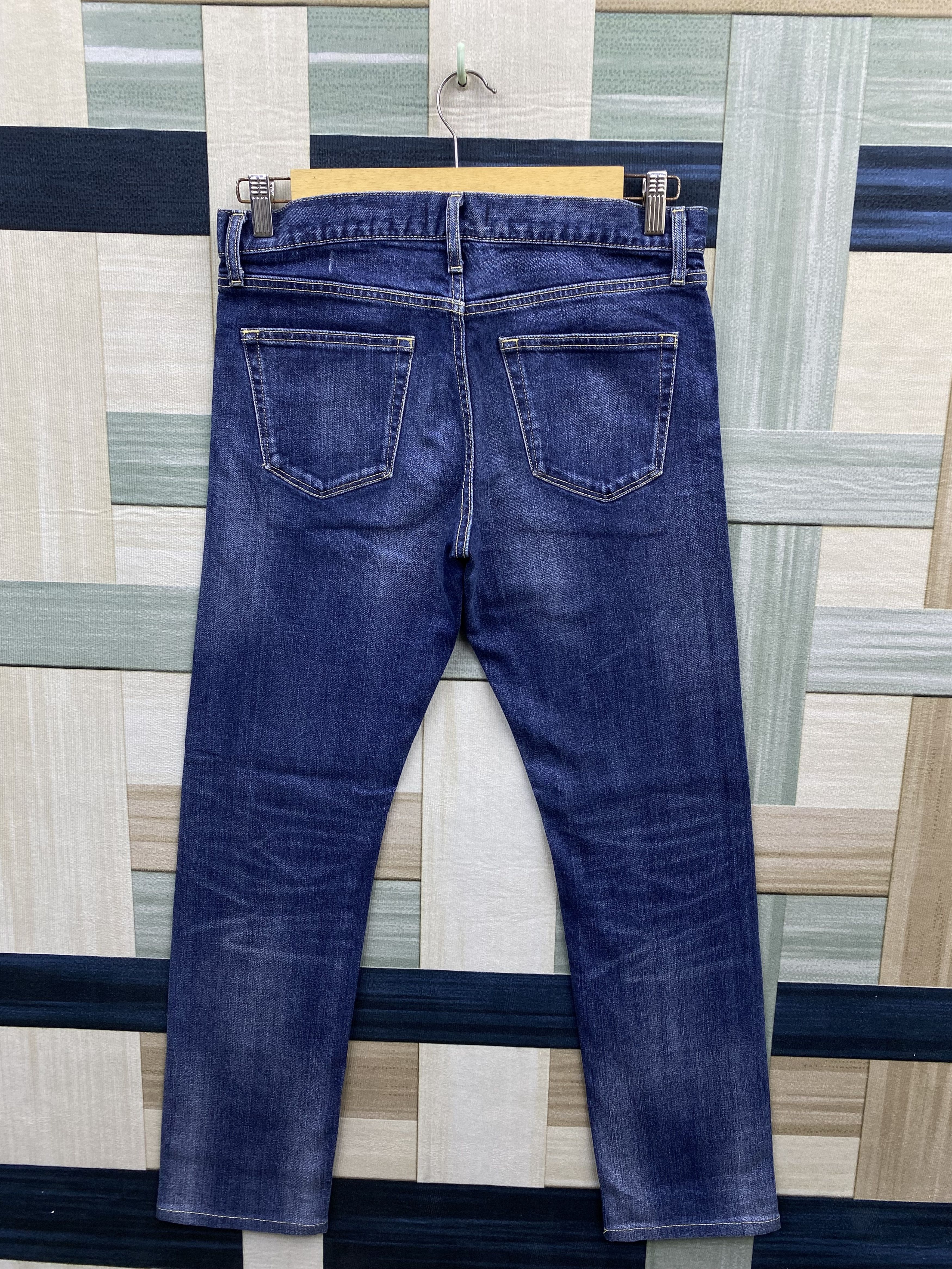 Japanese Brand Uniqlo Slim Fit Selvedge Denim Jean Size US 33 - 2 Thumbnail