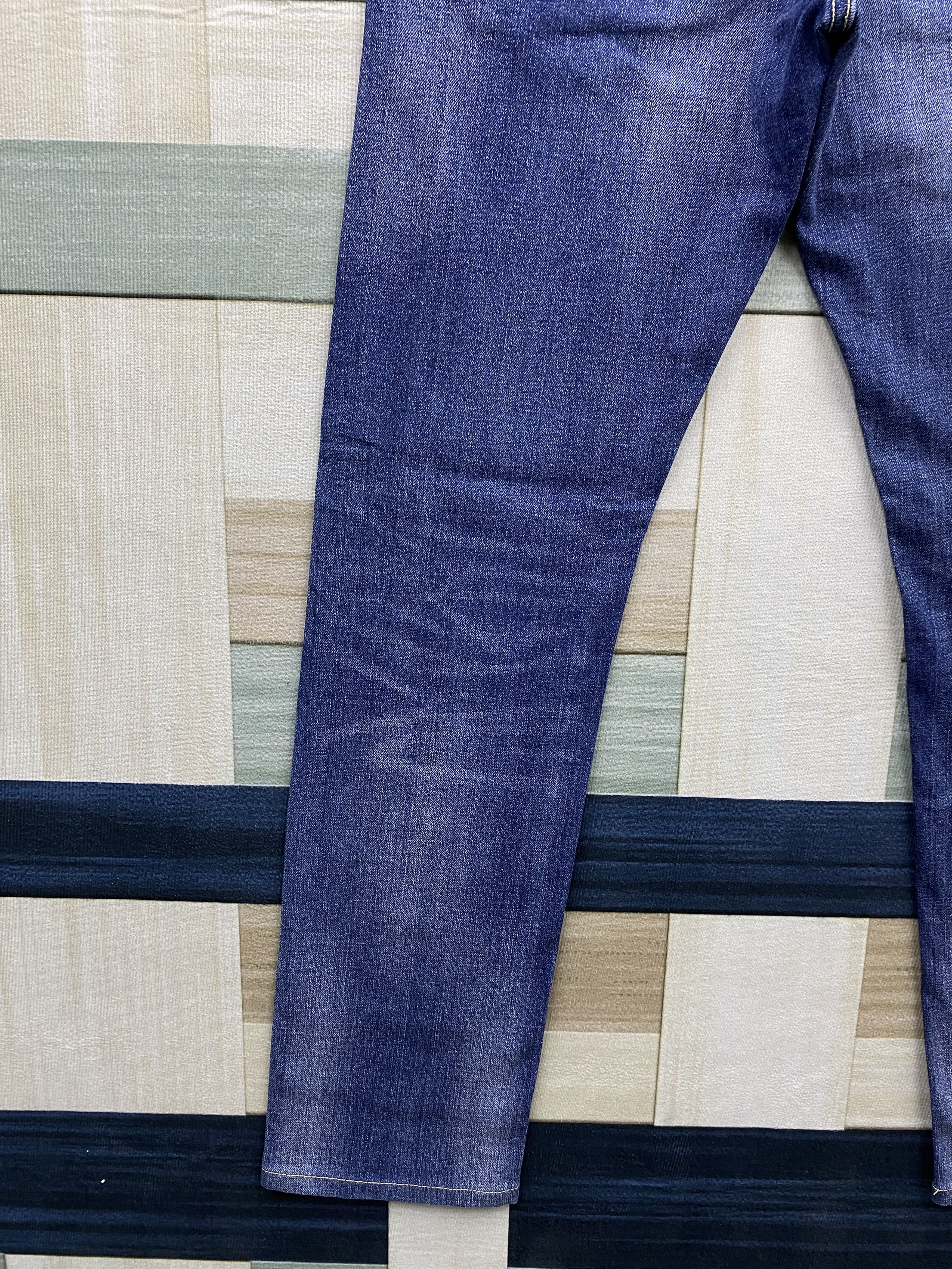 Japanese Brand Uniqlo Slim Fit Selvedge Denim Jean Size US 33 - 7 Thumbnail
