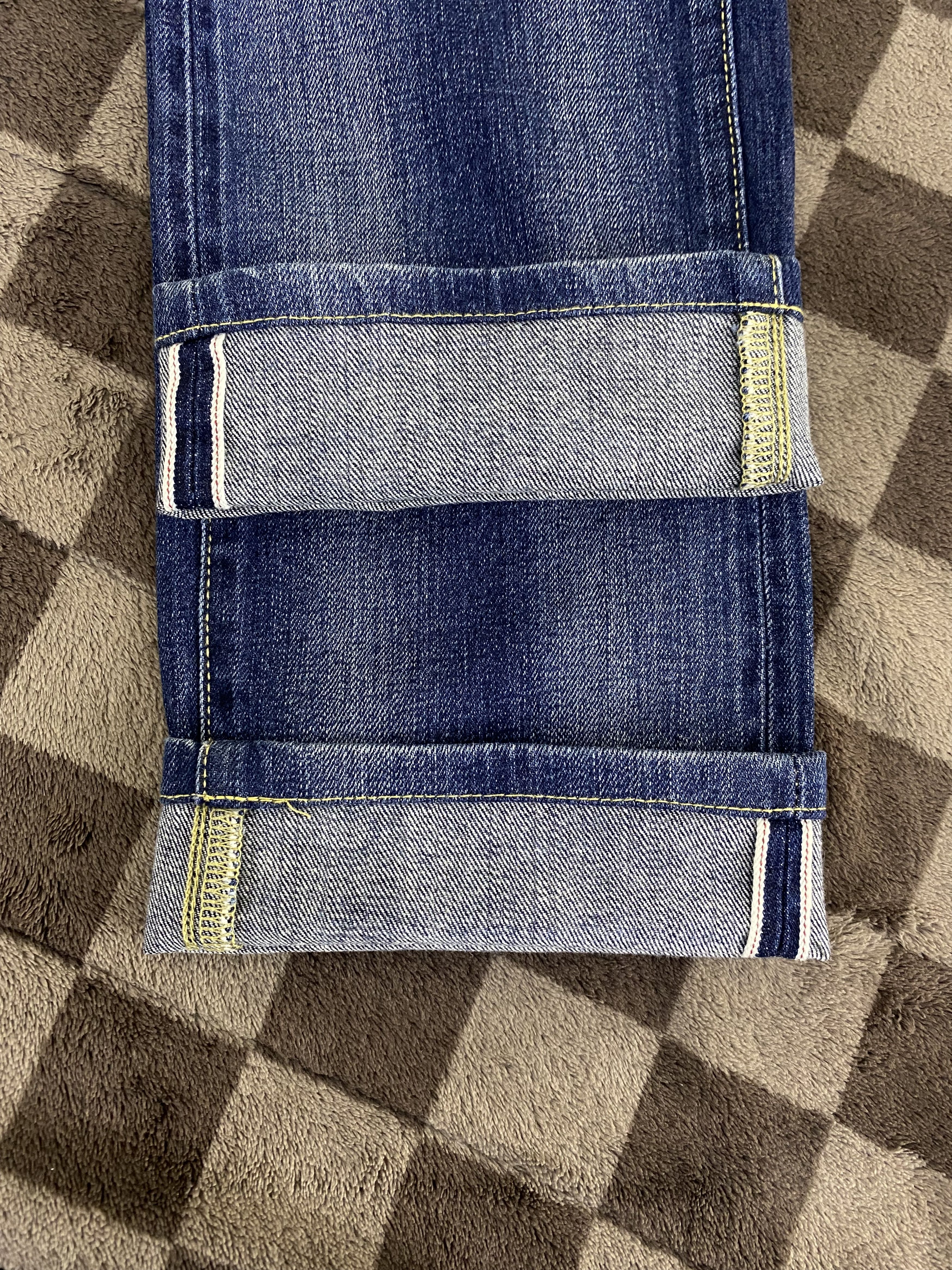 Japanese Brand Uniqlo Slim Fit Selvedge Denim Jean Size US 33 - 12 Thumbnail