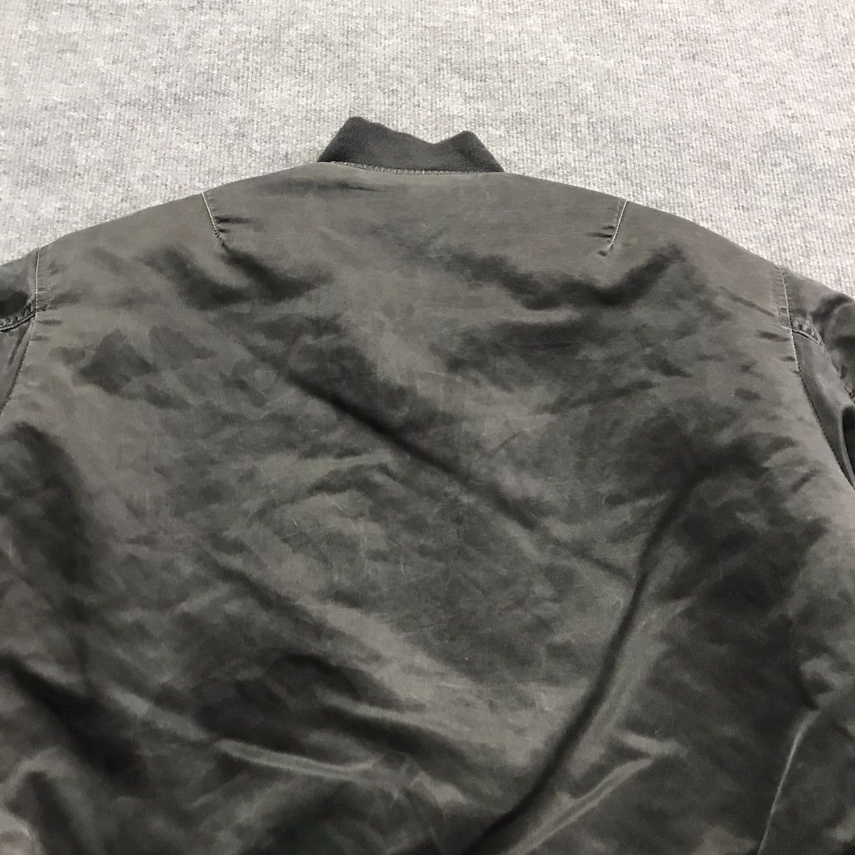 Uniqlo VINTAGE🔥UNIQLO GREEN LABEL BOMBER BLACK FADED JACKET Size US L / EU 52-54 / 3 - 9 Thumbnail