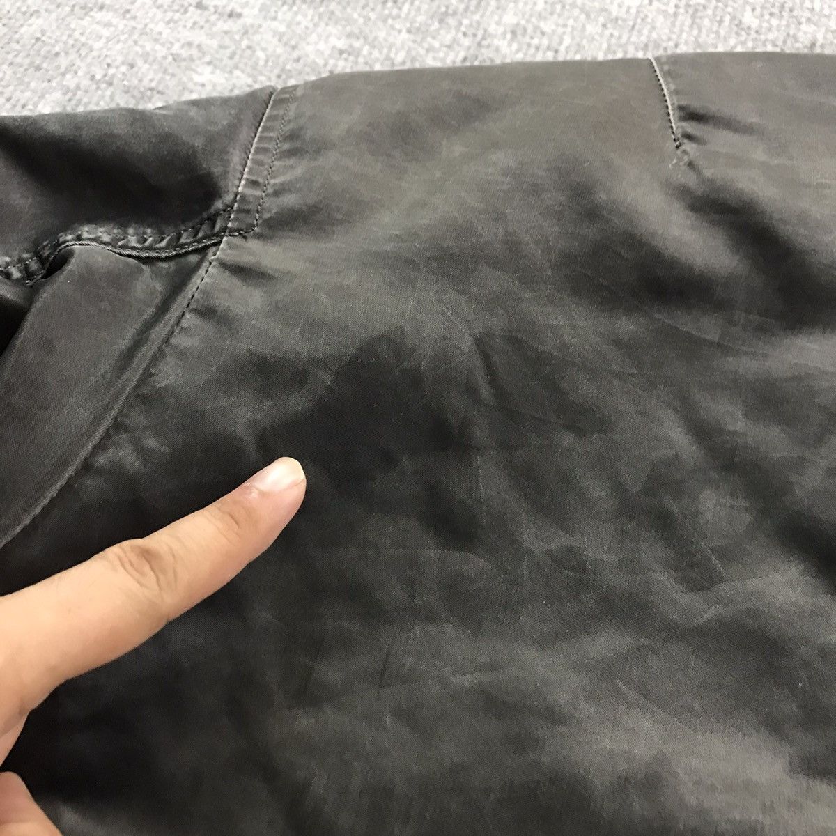 Uniqlo VINTAGE🔥UNIQLO GREEN LABEL BOMBER BLACK FADED JACKET Size US L / EU 52-54 / 3 - 10 Thumbnail