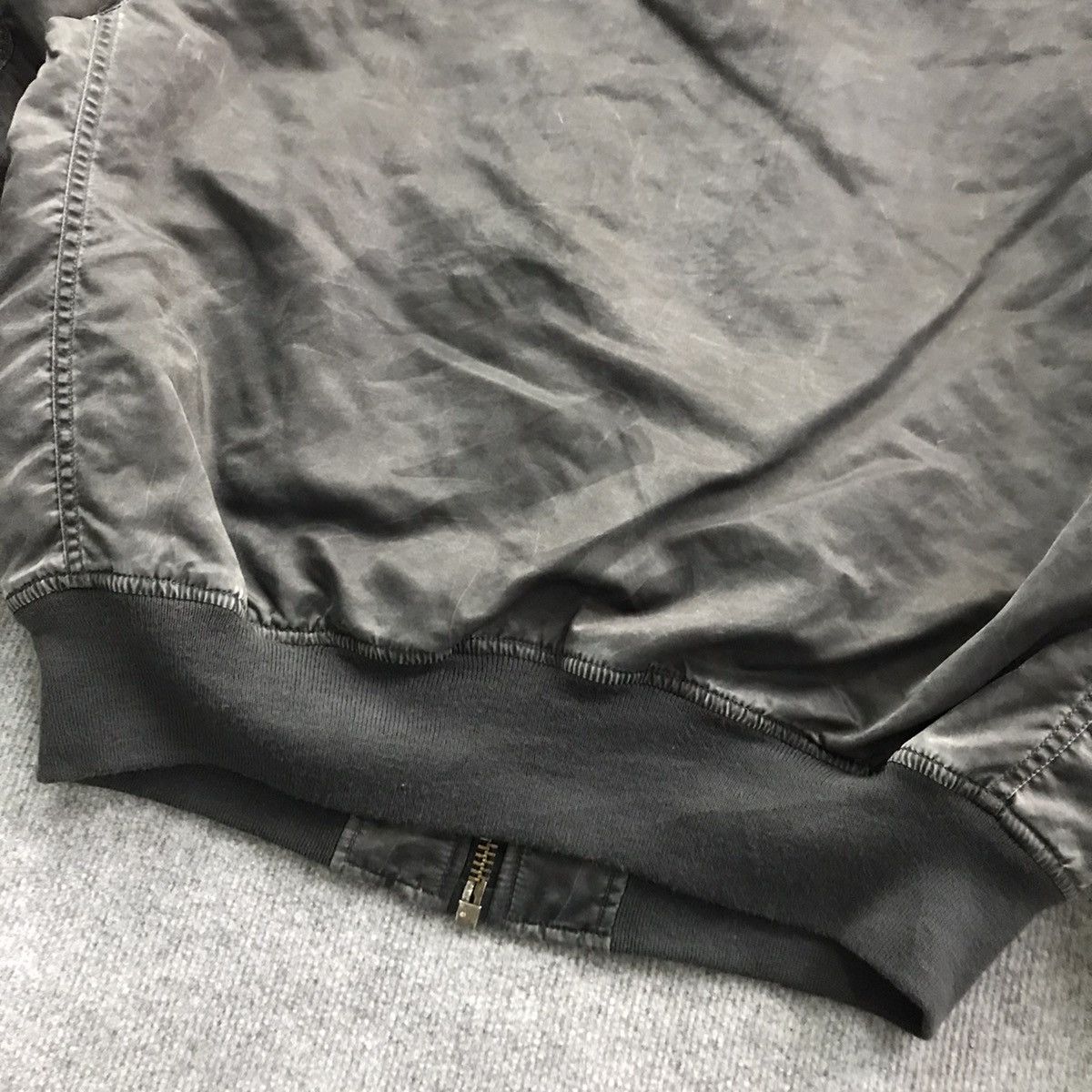 Uniqlo VINTAGE🔥UNIQLO GREEN LABEL BOMBER BLACK FADED JACKET Size US L / EU 52-54 / 3 - 12 Thumbnail