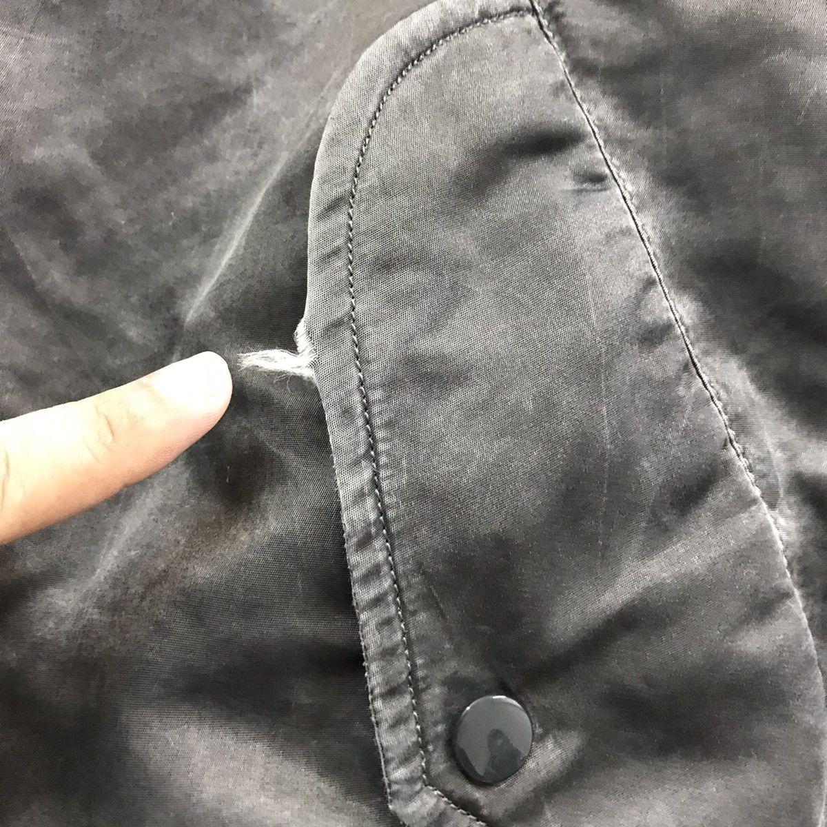 Uniqlo VINTAGE🔥UNIQLO GREEN LABEL BOMBER BLACK FADED JACKET Size US L / EU 52-54 / 3 - 13 Thumbnail