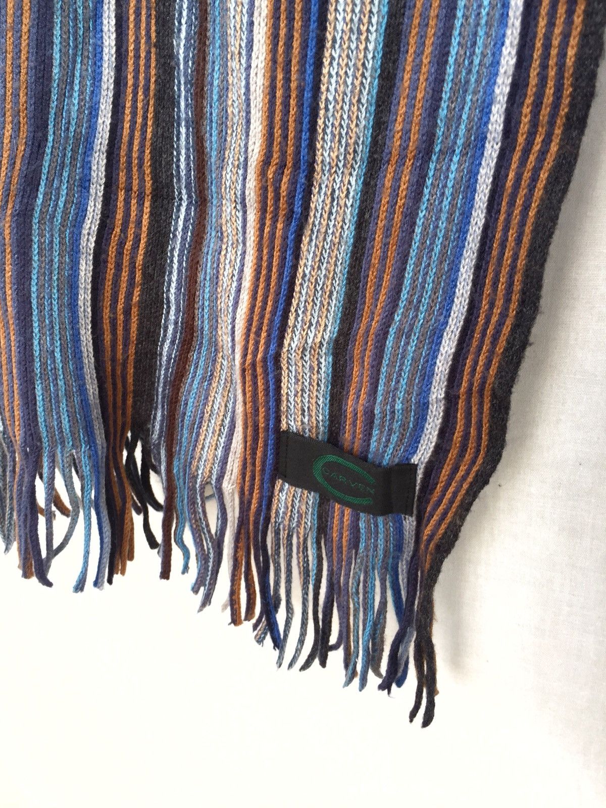 Carven Multicolor Hand Knitted Acrylic Scarves Size ONE SIZE - 4 Thumbnail