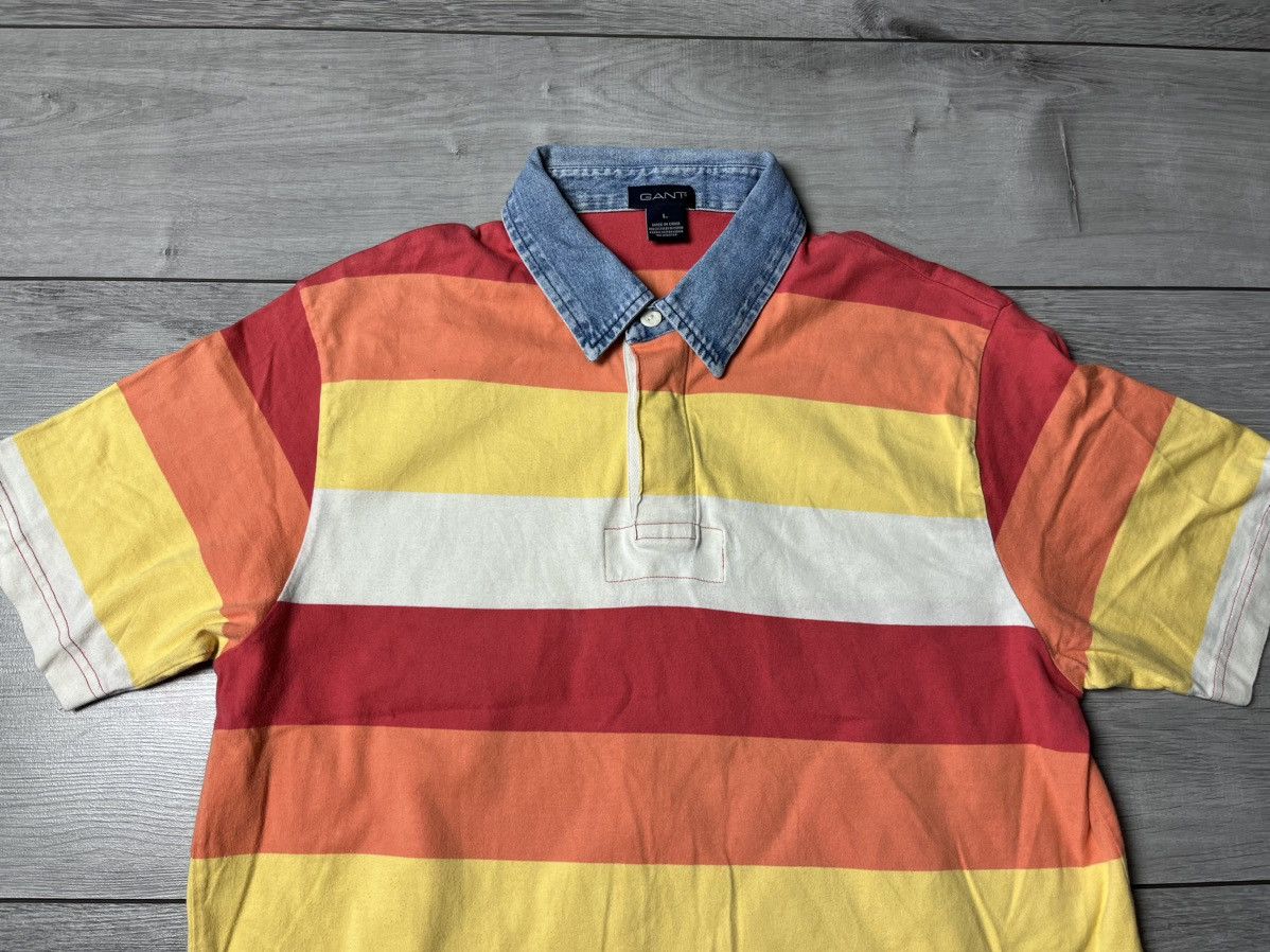 Gant Gant polos vintage size Large striped Size US L / EU 52-54 / 3 - 3 Thumbnail