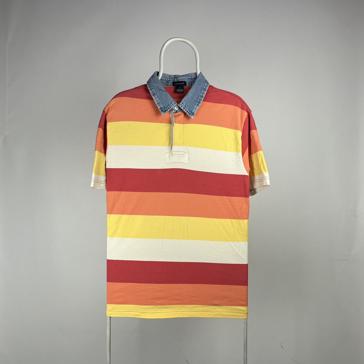Gant Gant polos vintage size Large striped Size US L / EU 52-54 / 3 - 1 Thumbnail