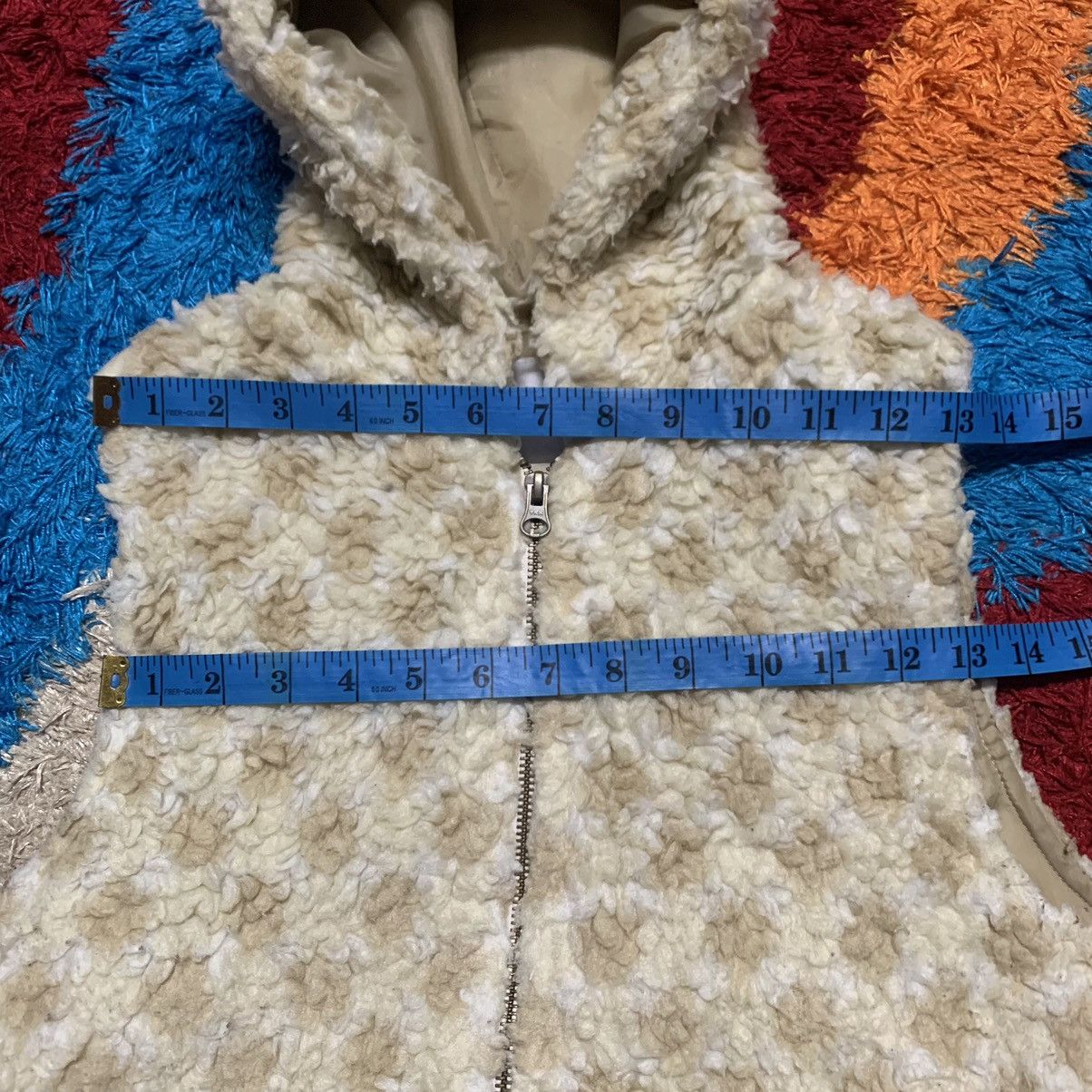 Ne-Net RARE!! NE-NET BY ISSEY MIYAKE BEAR FUR EAR HOODIE VEST Size 38S - 17 Thumbnail