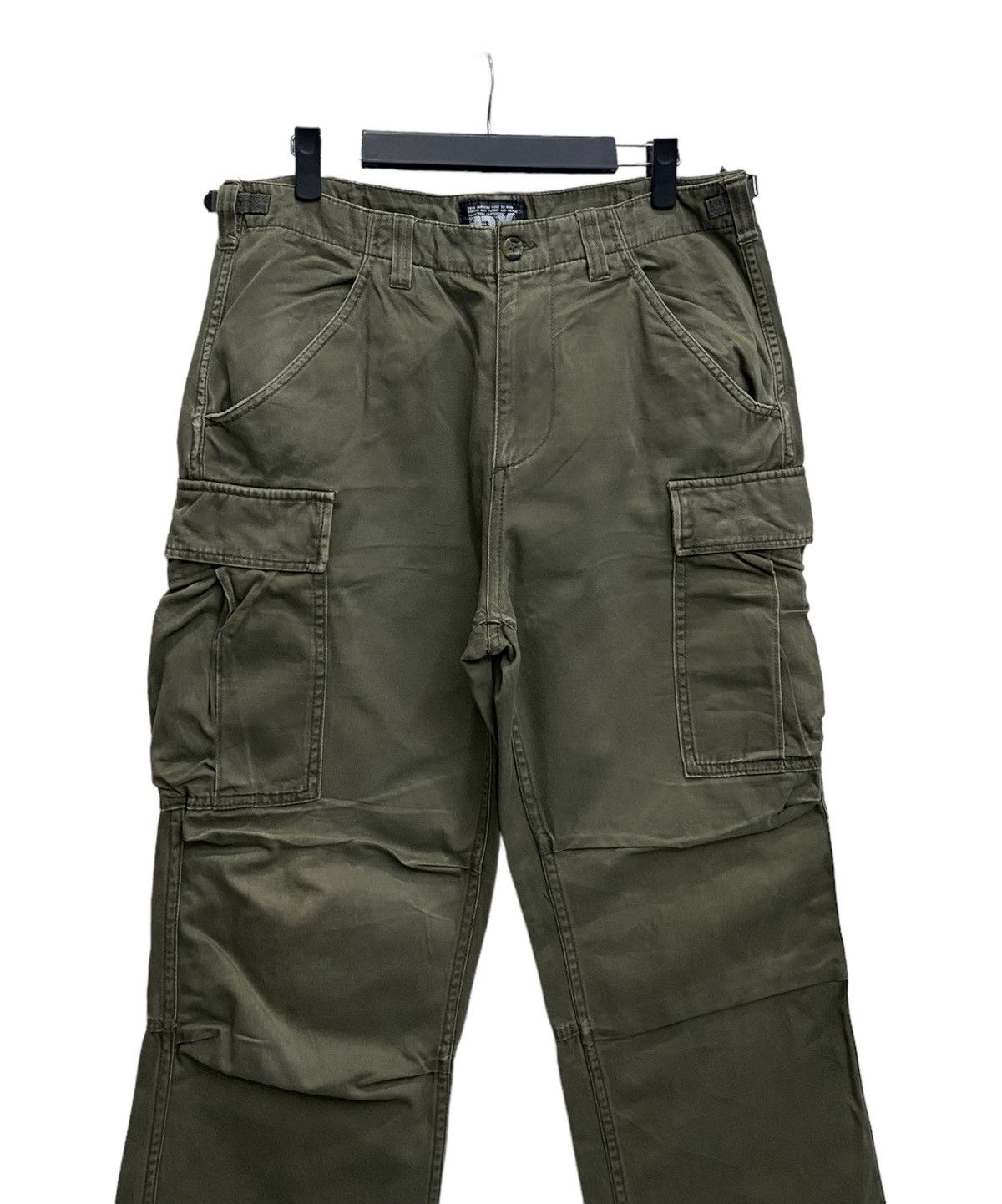 Avirex VINTAGE AVIREX MULTI POCKET CARGO PANTS MILITARY STYLE Size US 33 - 3 Thumbnail