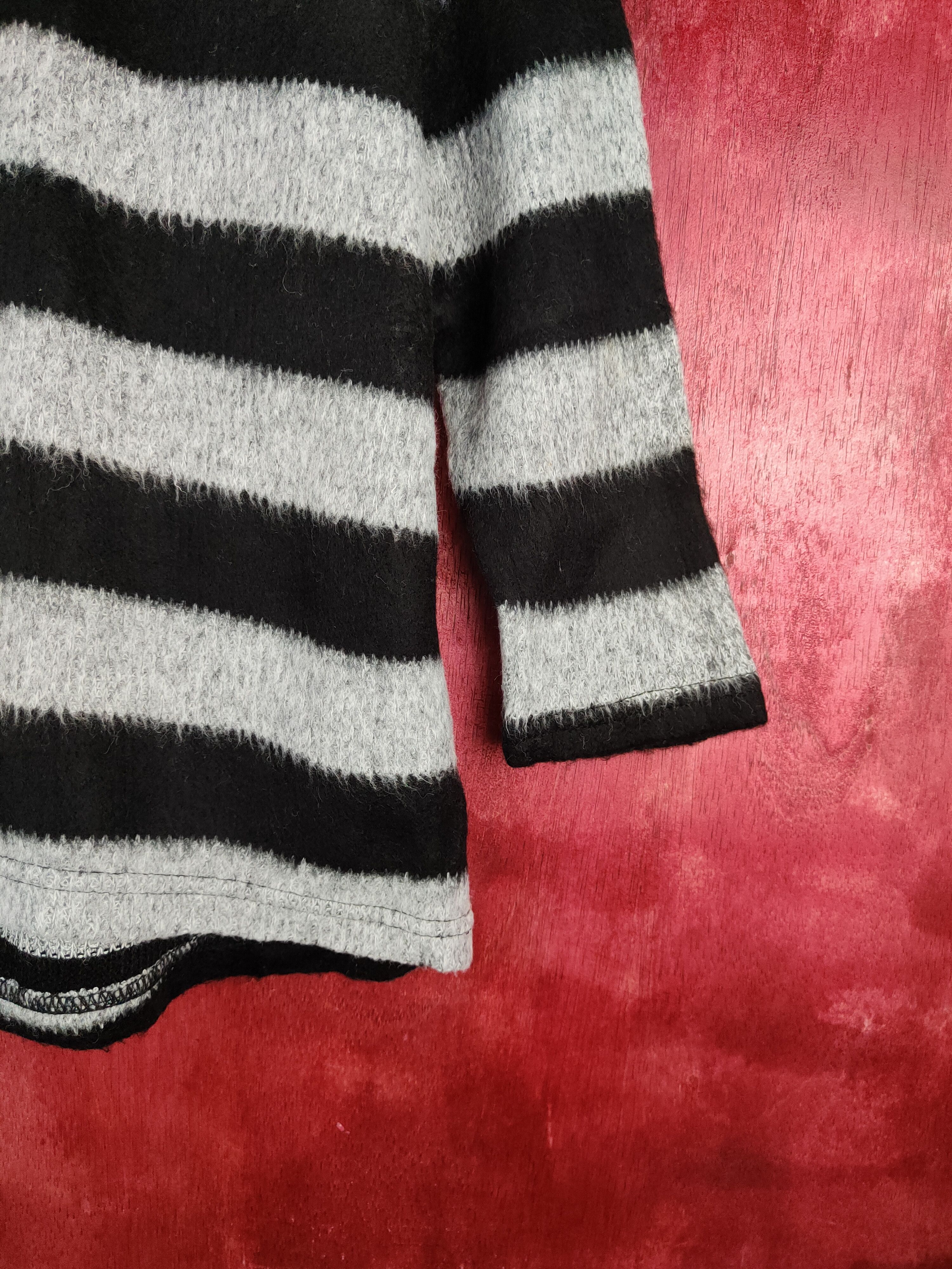 Global Work × Japanese Brand × Solid and Striped Global Work Black/Gray Knitwear stripe #206B Size US S / EU 44-46 / 1 - 6 Thumbnail