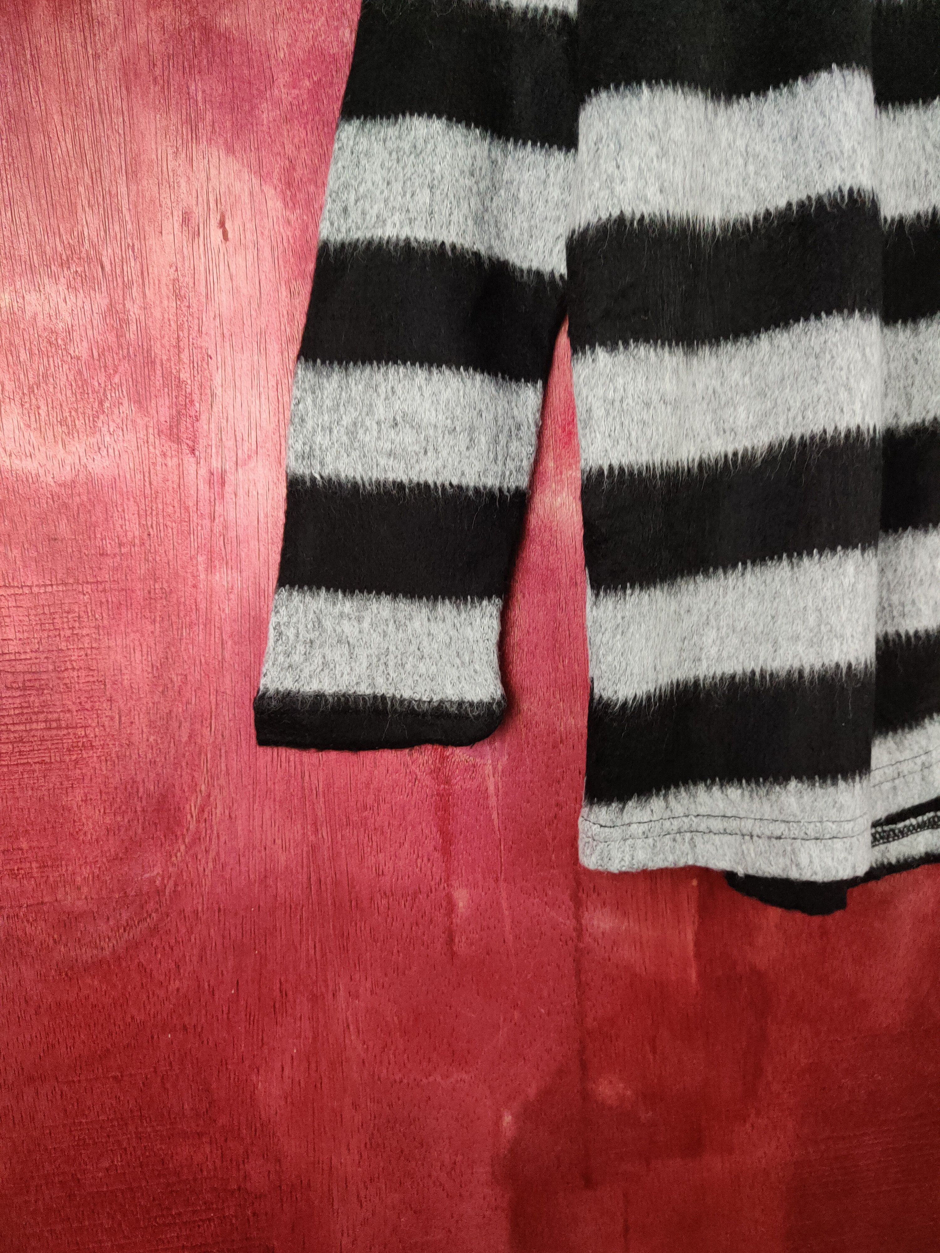 Global Work × Japanese Brand × Solid and Striped Global Work Black/Gray Knitwear stripe #206B Size US S / EU 44-46 / 1 - 4 Thumbnail