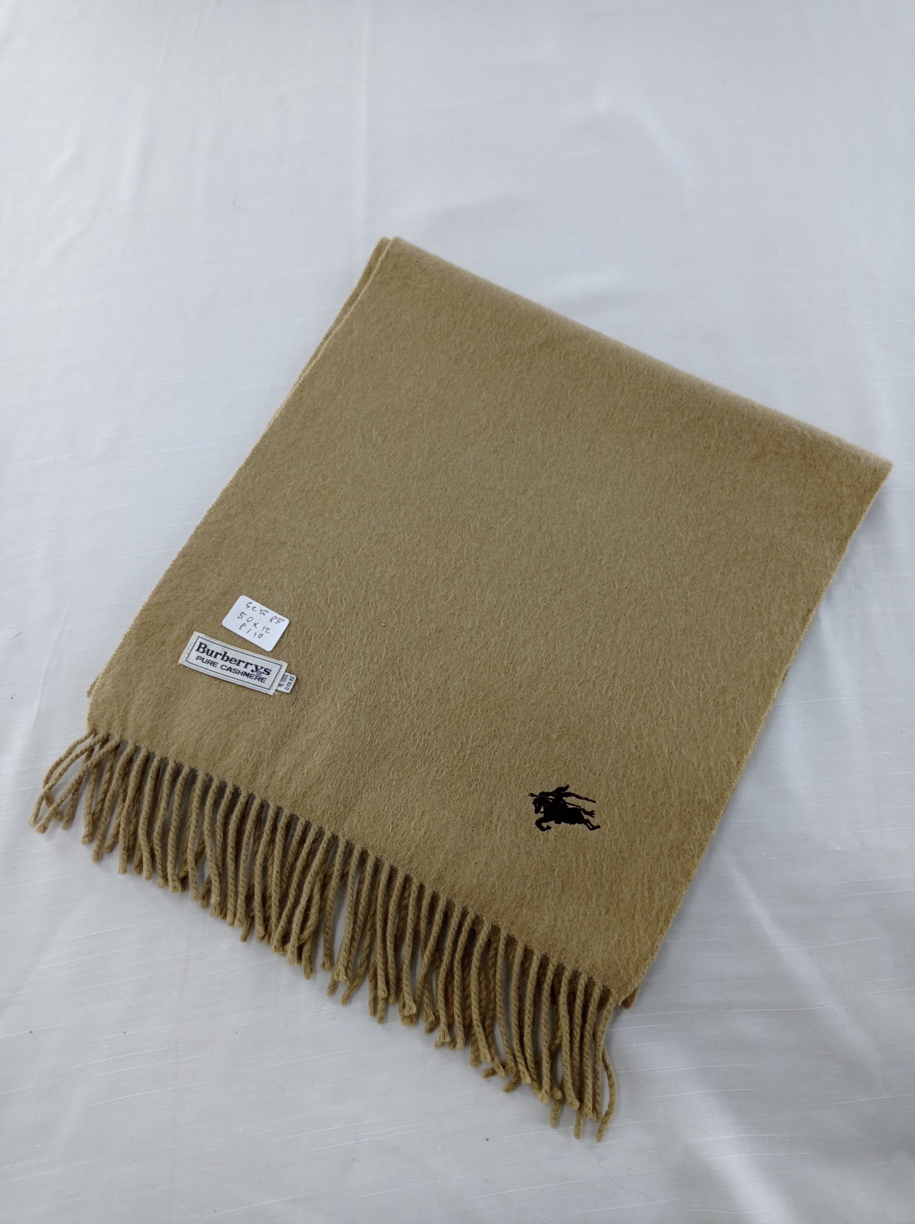 Burberry Vintage Burberry Scarf / Muffler / Cashmere Neckwear Size ONE SIZE - 2 Thumbnail