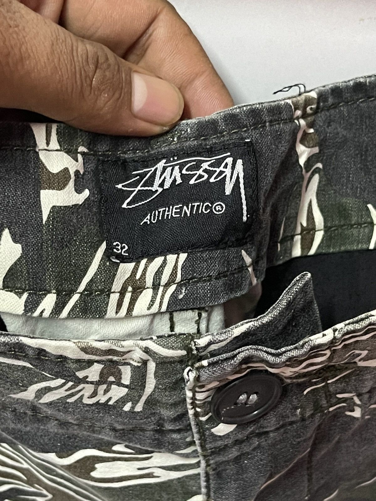 Stussy × Vintage Stussy Tiger Stripe Cargo Pants🔥🔥🔥🔥 Size US 32 / EU 48 - 6 Thumbnail