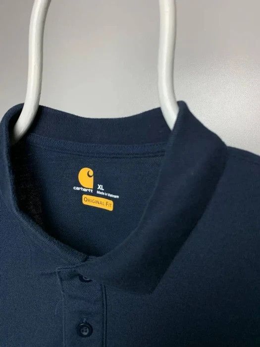 Carhartt Carhartt wip polos vintage T-shirt size XL navy patch Size US XL / EU 56 / 4 - 3 Thumbnail