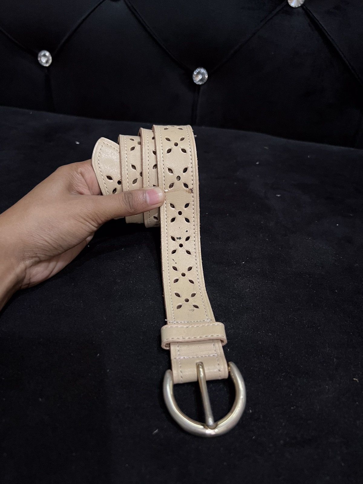 Other Ladies Buckle Belt Size ONE SIZE - 3 Thumbnail