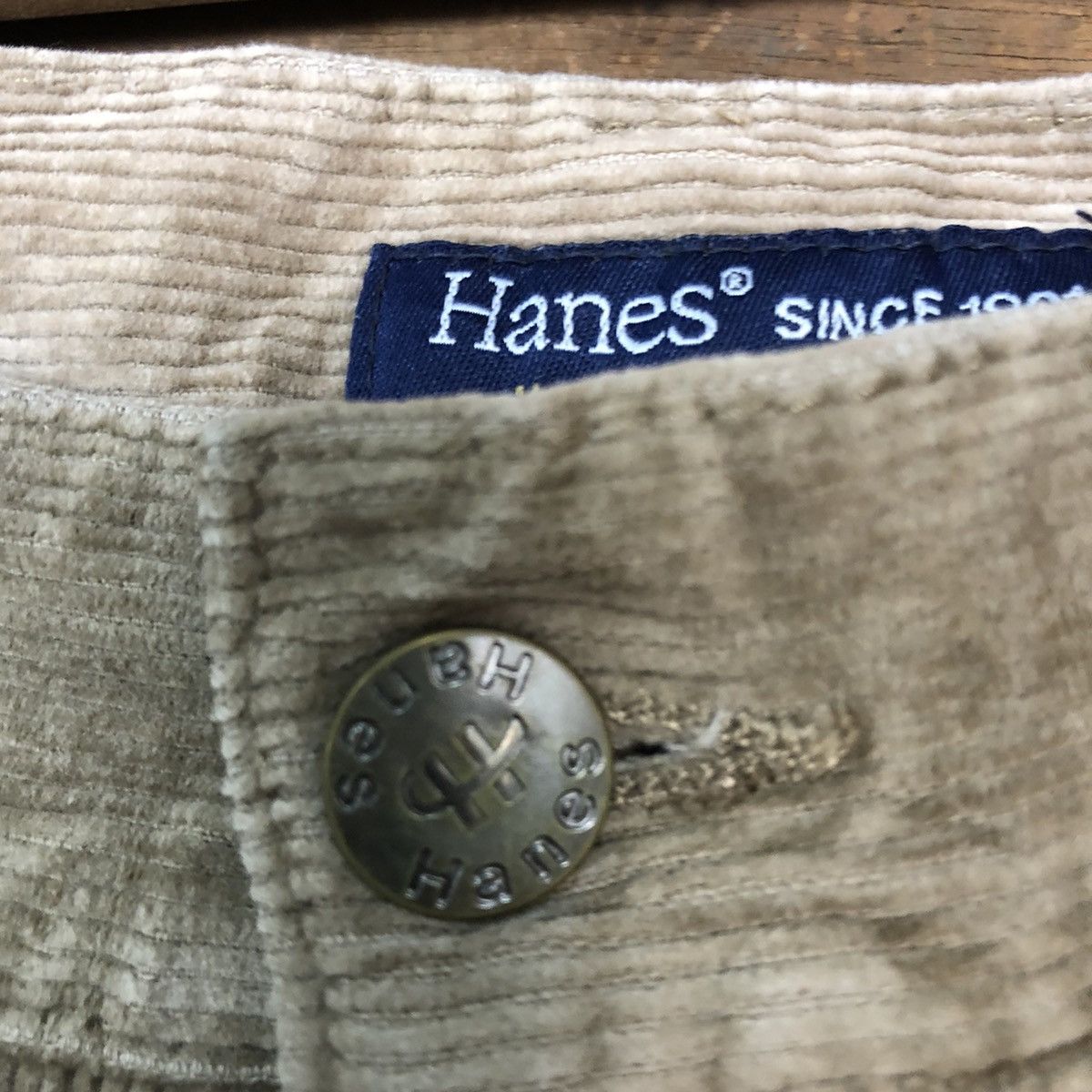 Hanes DL Vtg Hanes Brown Conduroi Denim Pants #5431 Size US 30 / EU 46 - 5 Thumbnail