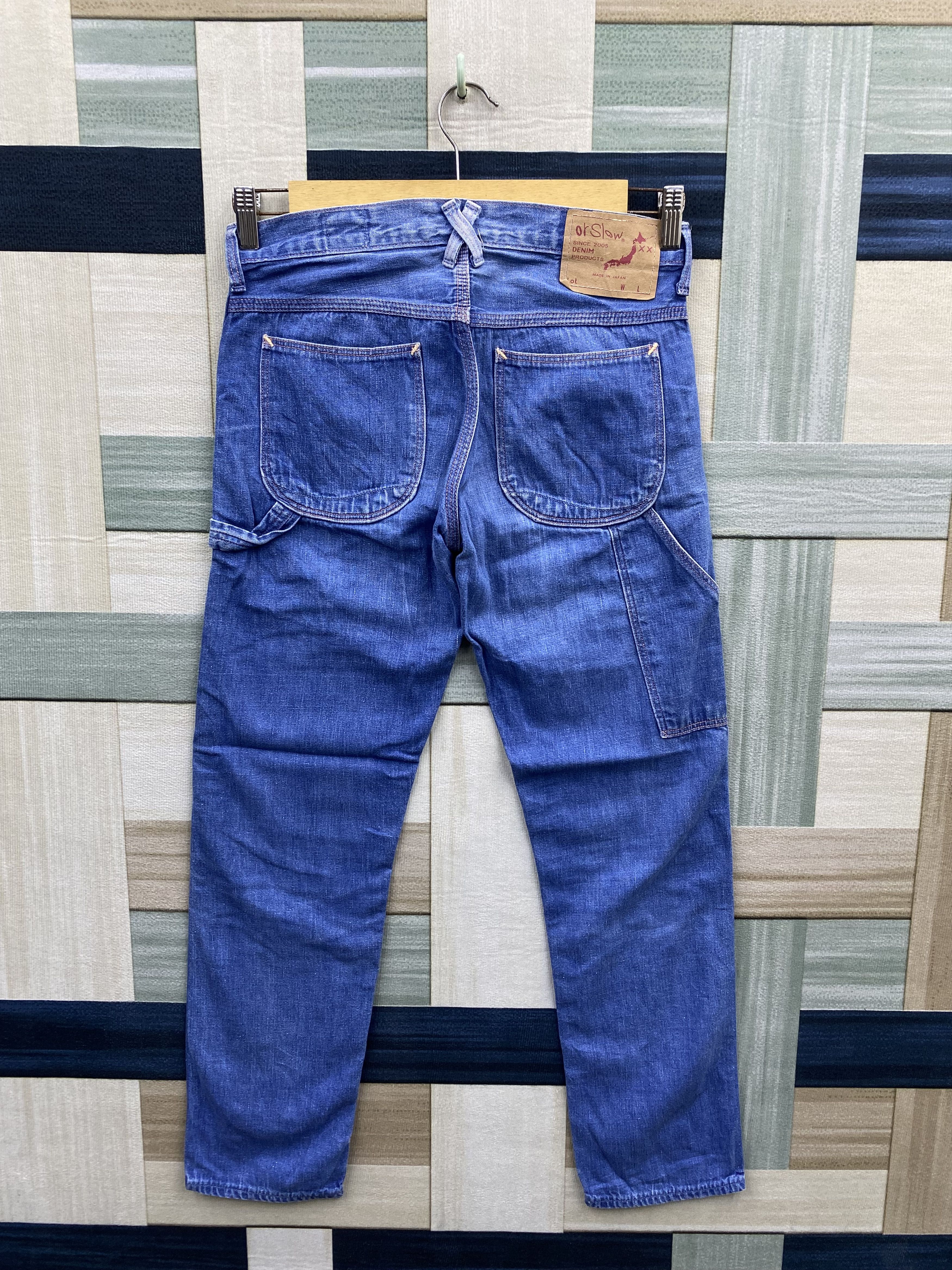Orslow Japanese Brand Orslow Carpenter Slim Fit Denim Jean Size US 29 - 2 Thumbnail
