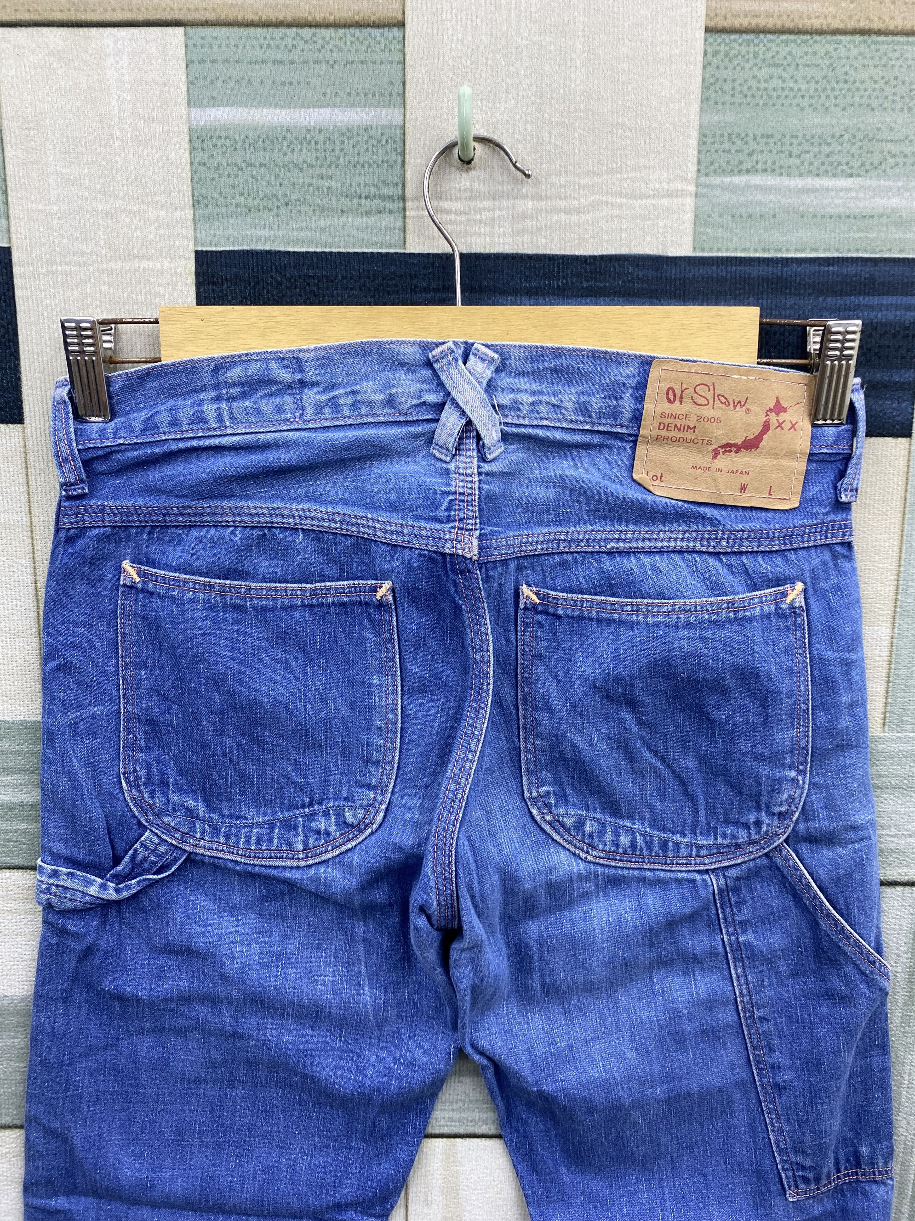 Orslow Japanese Brand Orslow Carpenter Slim Fit Denim Jean Size US 29 - 4 Thumbnail