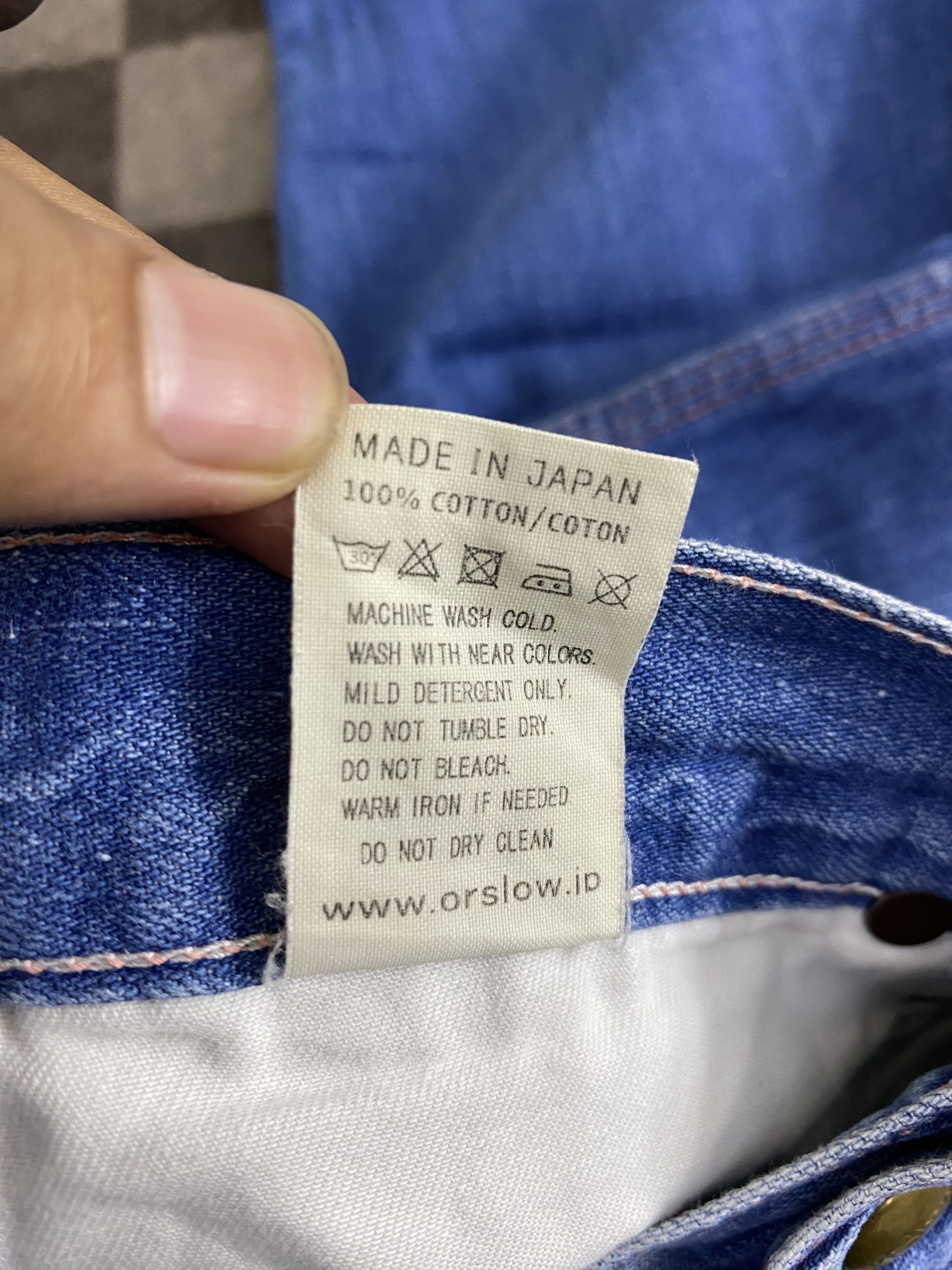 Orslow Japanese Brand Orslow Carpenter Slim Fit Denim Jean Size US 29 - 19 Thumbnail