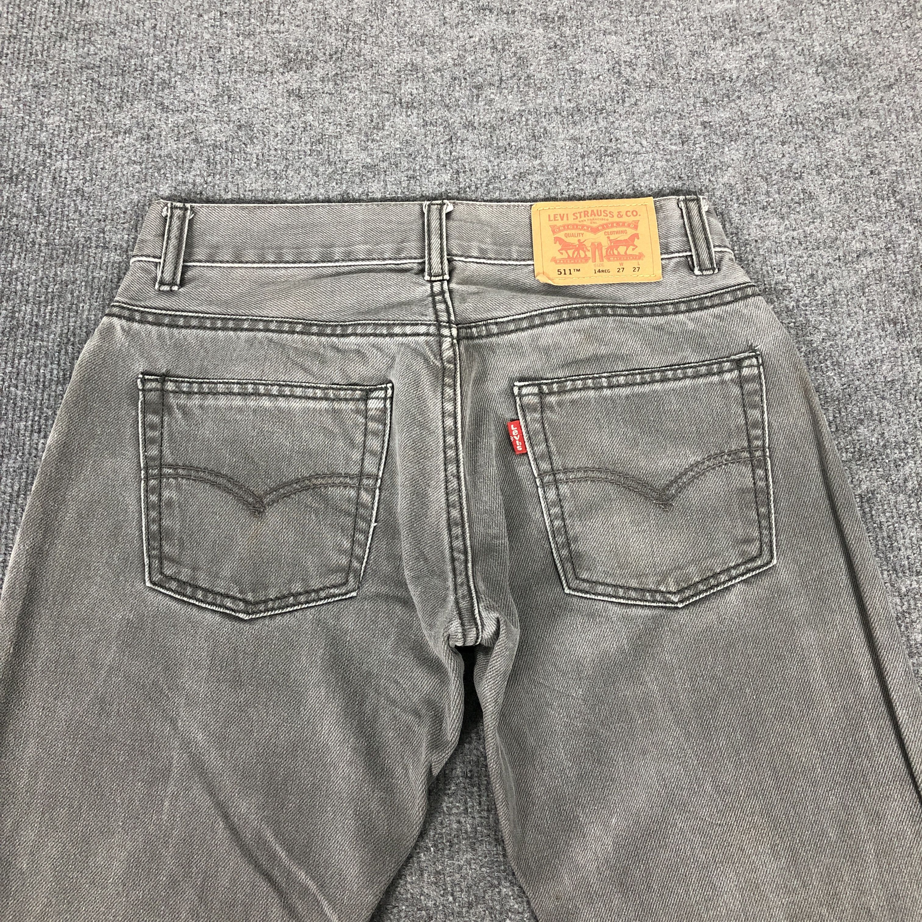 Levi's Vintage Y2K Levi's 511 14Reg Slim Fit Faded Jean Size US 27 - 4 Thumbnail