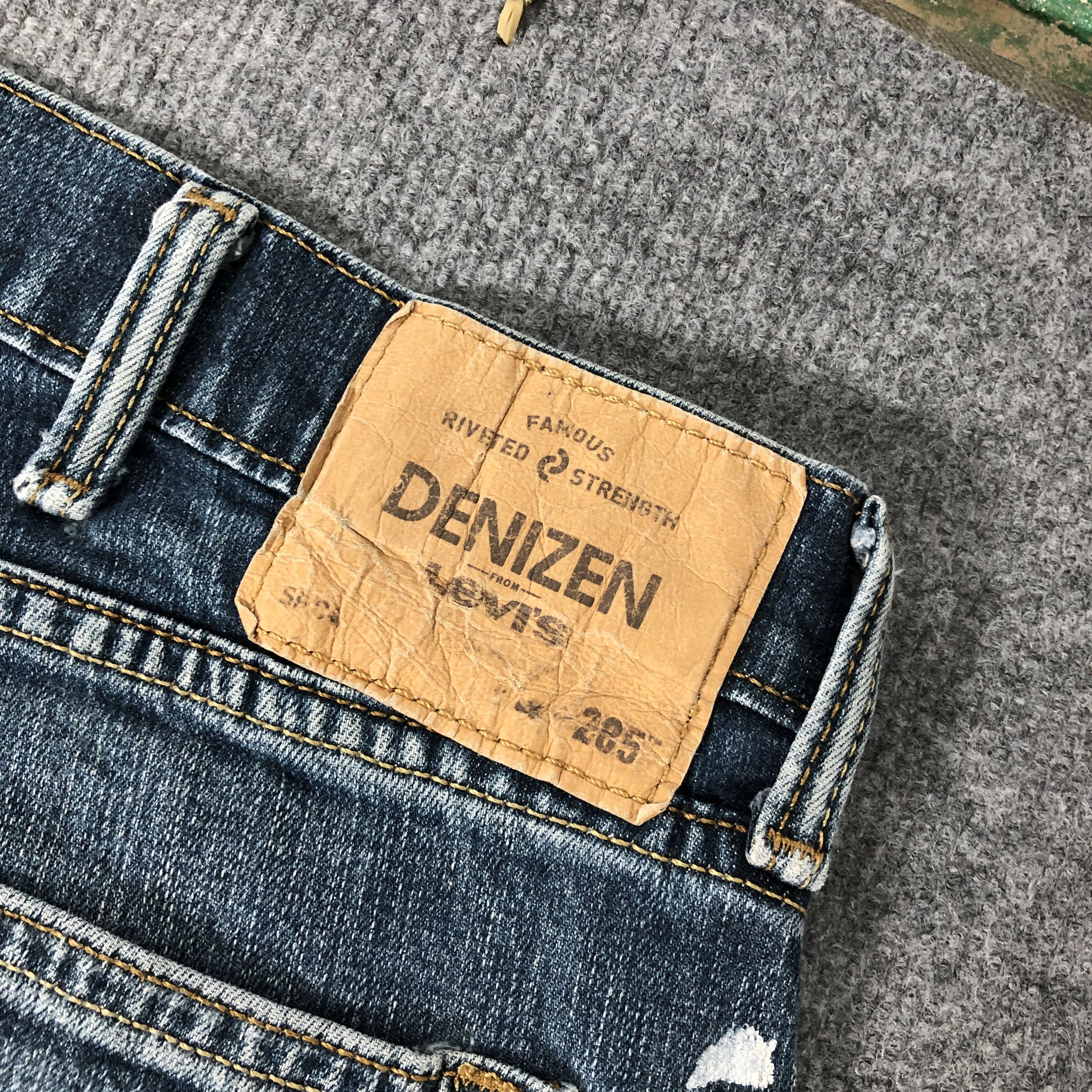 Levi's Levi's Denizen 205 Paint Splatter Dirty Faded Blue Jean Size US 38 / EU 54 - 5 Thumbnail