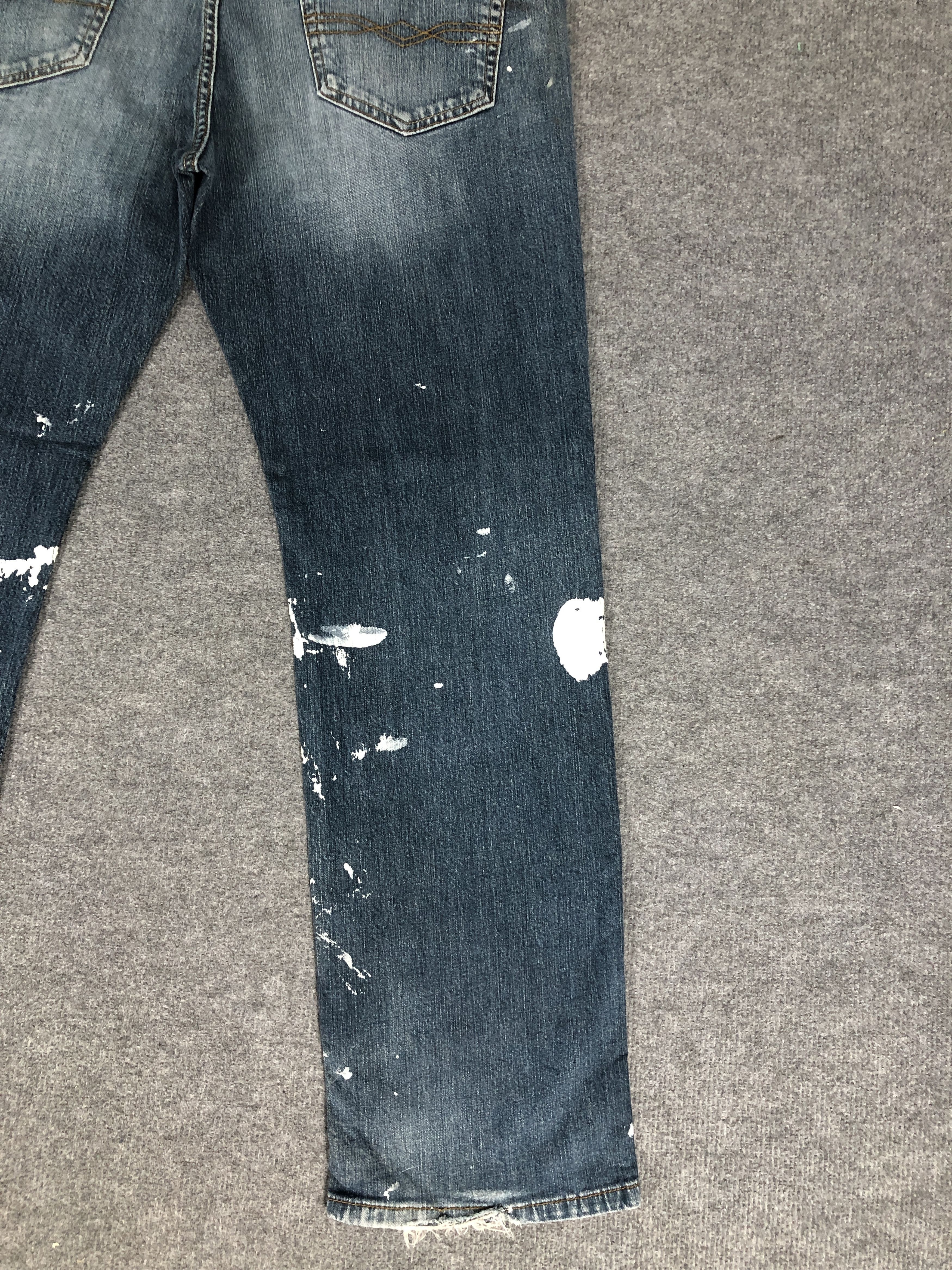 Levi's Levi's Denizen 205 Paint Splatter Dirty Faded Blue Jean Size US 38 / EU 54 - 13 Thumbnail