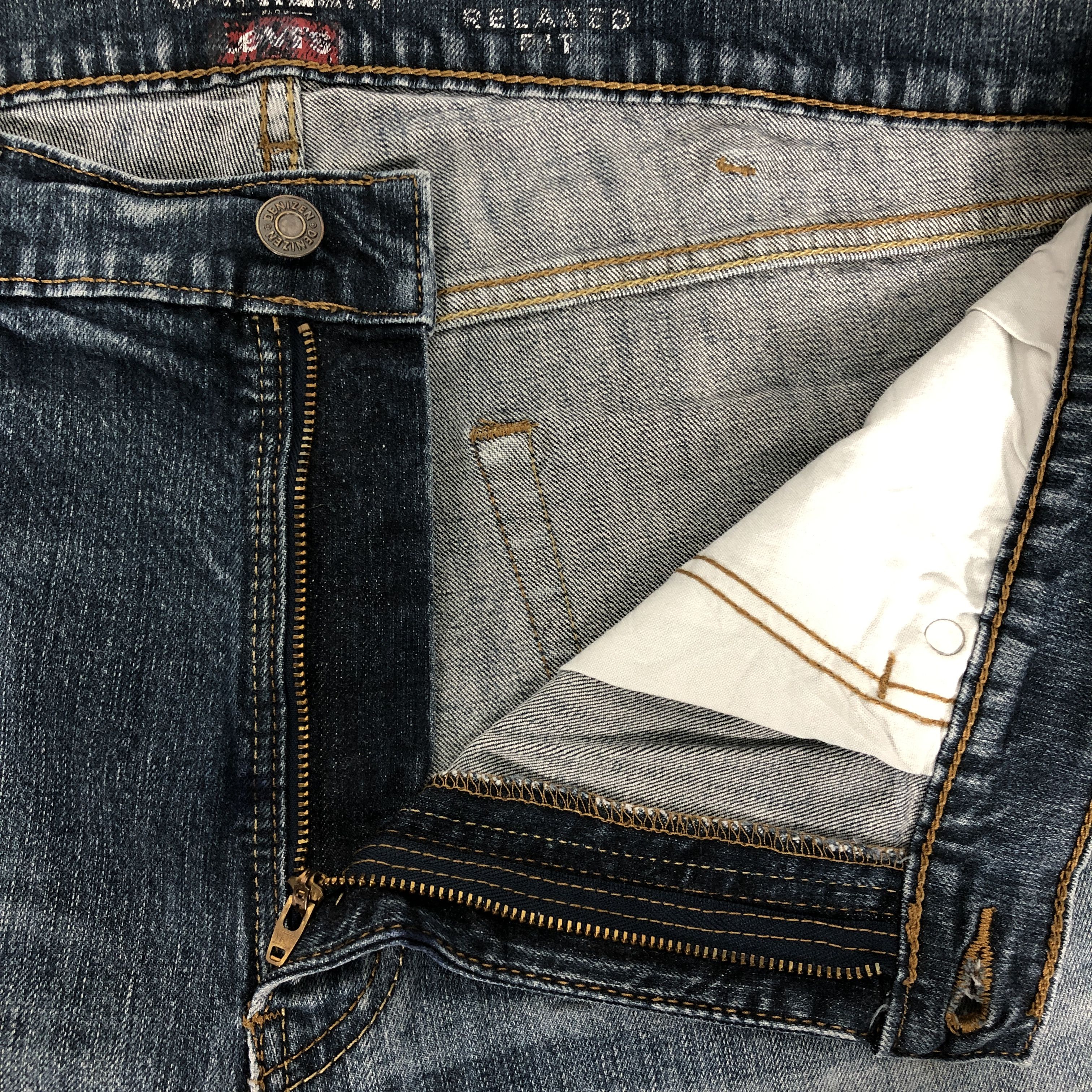 Levi's Levi's Denizen 205 Paint Splatter Dirty Faded Blue Jean Size US 38 / EU 54 - 17 Thumbnail