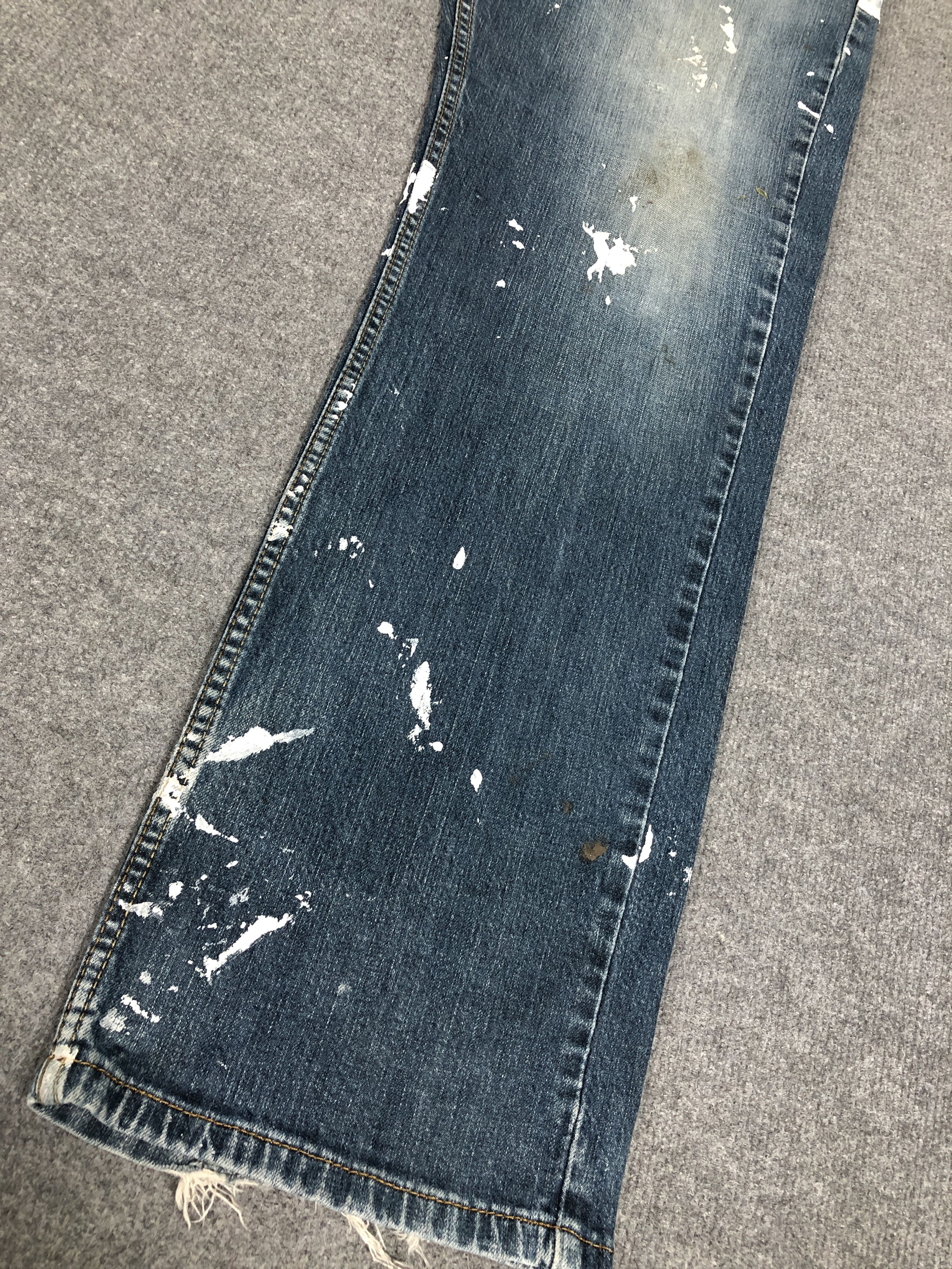 Levi's Levi's Denizen 205 Paint Splatter Dirty Faded Blue Jean Size US 38 / EU 54 - 11 Thumbnail