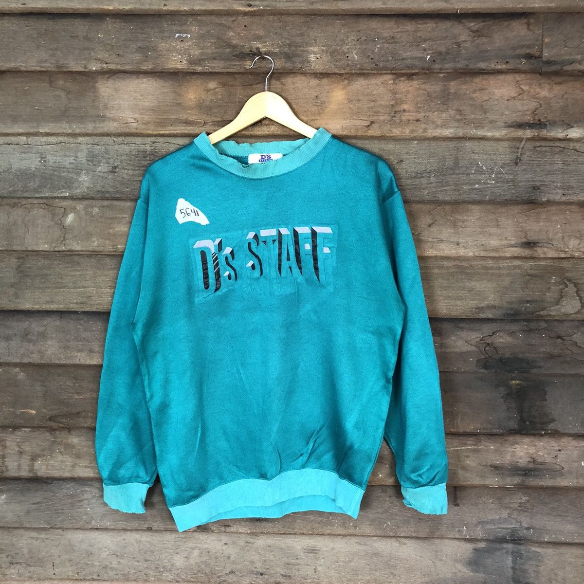 Japanese Brand × Vintage Ds Staff Green Vintage Sweatshirt #5641 Size US L / EU 52-54 / 3 - 1 Thumbnail