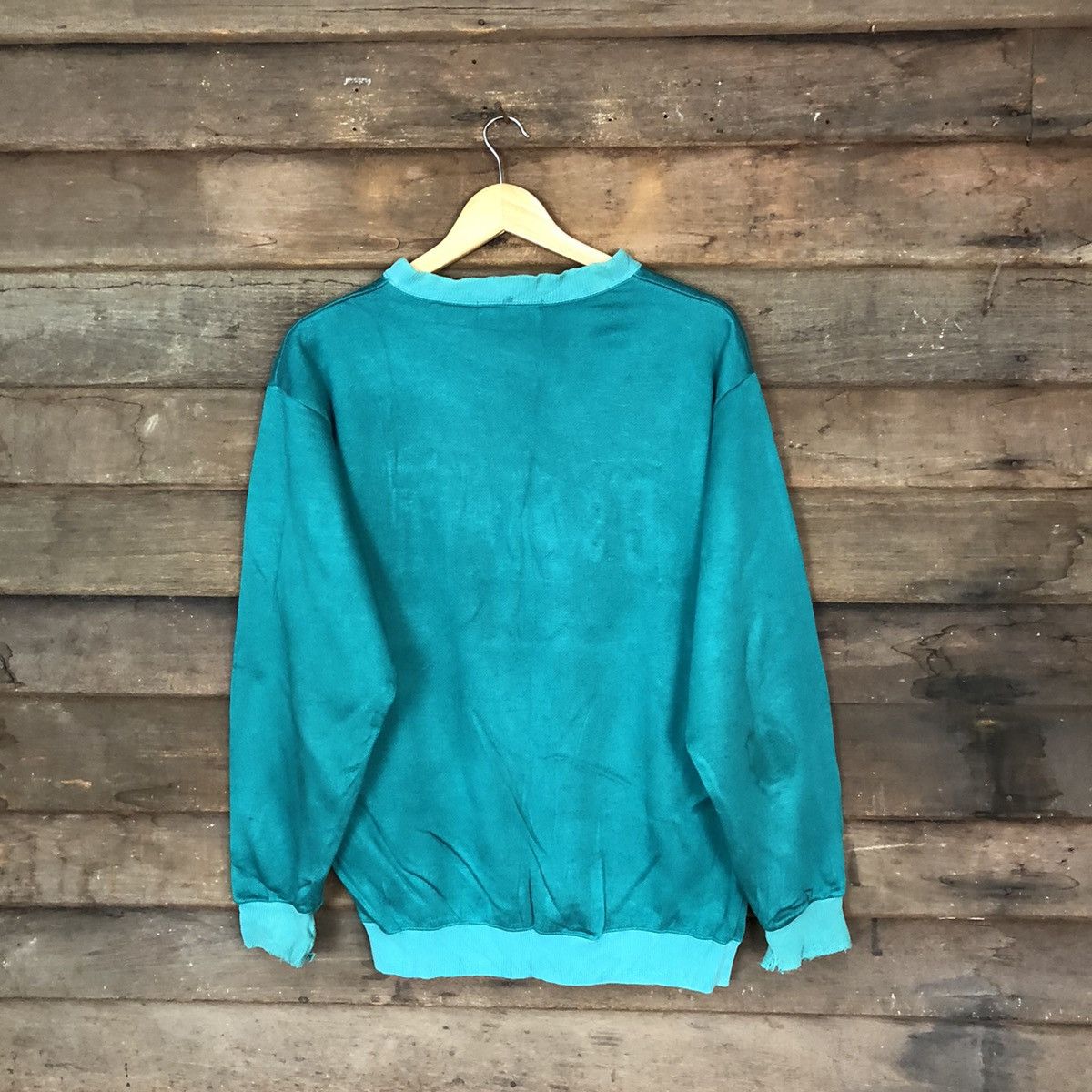 Japanese Brand × Vintage Ds Staff Green Vintage Sweatshirt #5641 Size US L / EU 52-54 / 3 - 9 Thumbnail