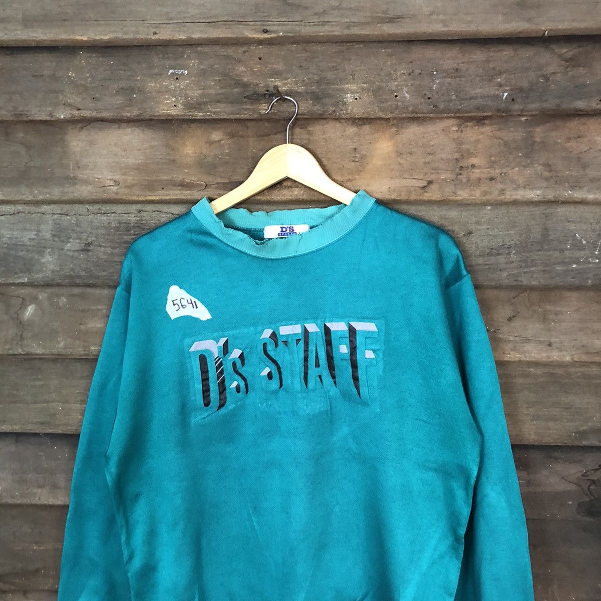 Japanese Brand × Vintage Ds Staff Green Vintage Sweatshirt #5641 Size US L / EU 52-54 / 3 - 2 Thumbnail