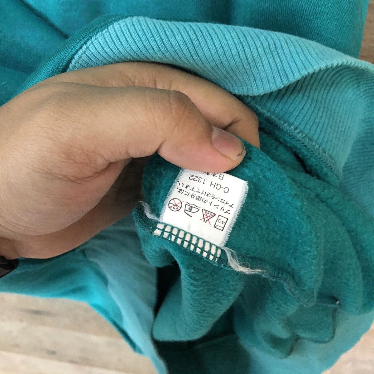 Japanese Brand × Vintage Ds Staff Green Vintage Sweatshirt #5641 Size US L / EU 52-54 / 3 - 8 Thumbnail
