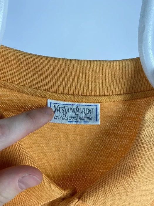 Yves Saint Laurent Yves saint Laurent polos vintage size XLarge orange Size US XL / EU 56 / 4 - 3 Thumbnail