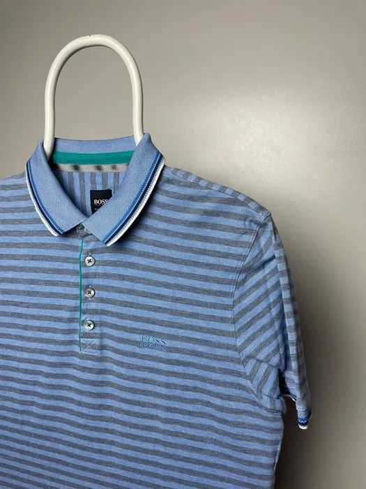 Hugo Boss Hugo boss polos T-shirt luxury size M blue casual Size US M / EU 48-50 / 2 - 2 Thumbnail