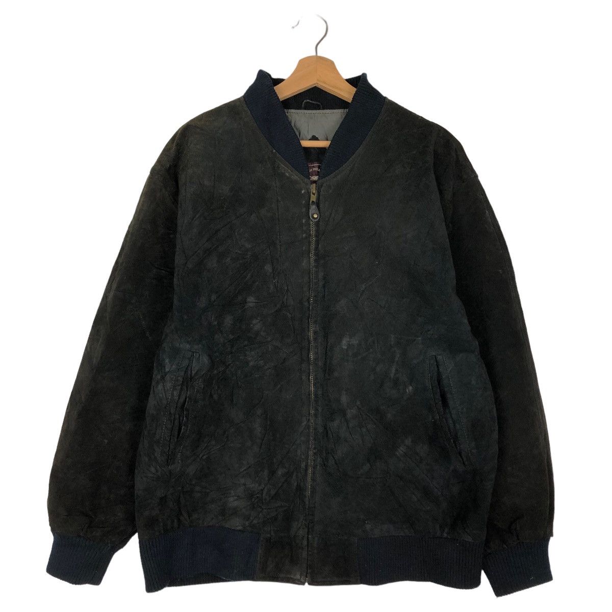Japanese Brand VINTAGE SUEDE LEATHER BOMBER JACKET JAPAN ISSEY MIYAKE STYLE Size US M / EU 48-50 / 2 - 1 Thumbnail