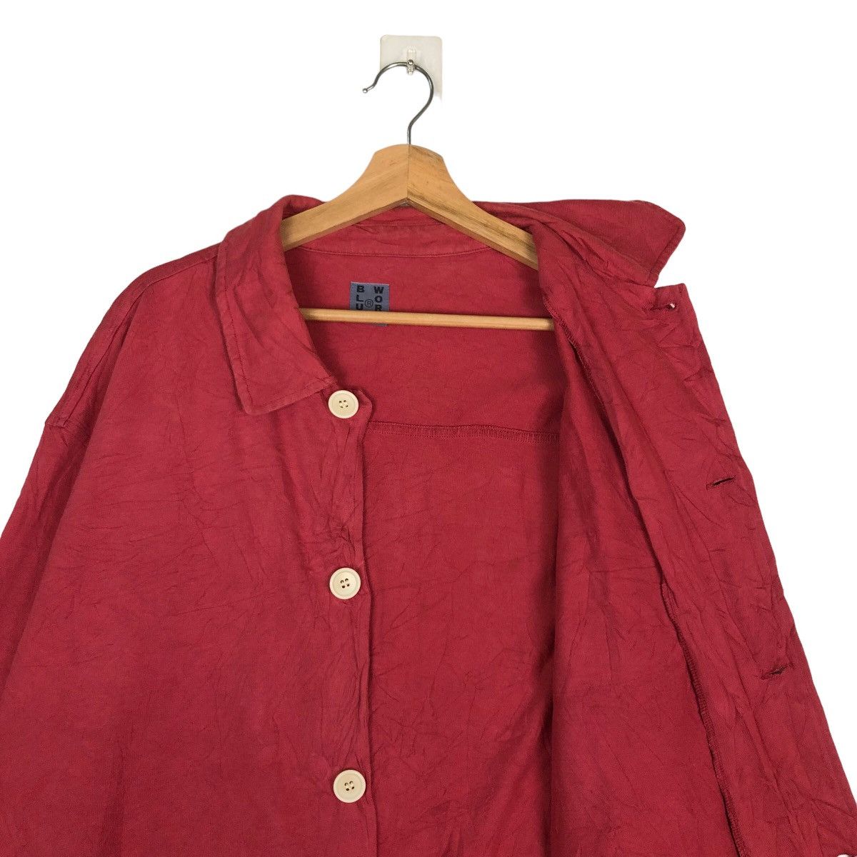 Blue Blue Japan VINTAGE HIKORY CHORE JACKET BLUE WORK INSPIRED ISSEY MIYAKE Size US M / EU 48-50 / 2 - 10 Thumbnail