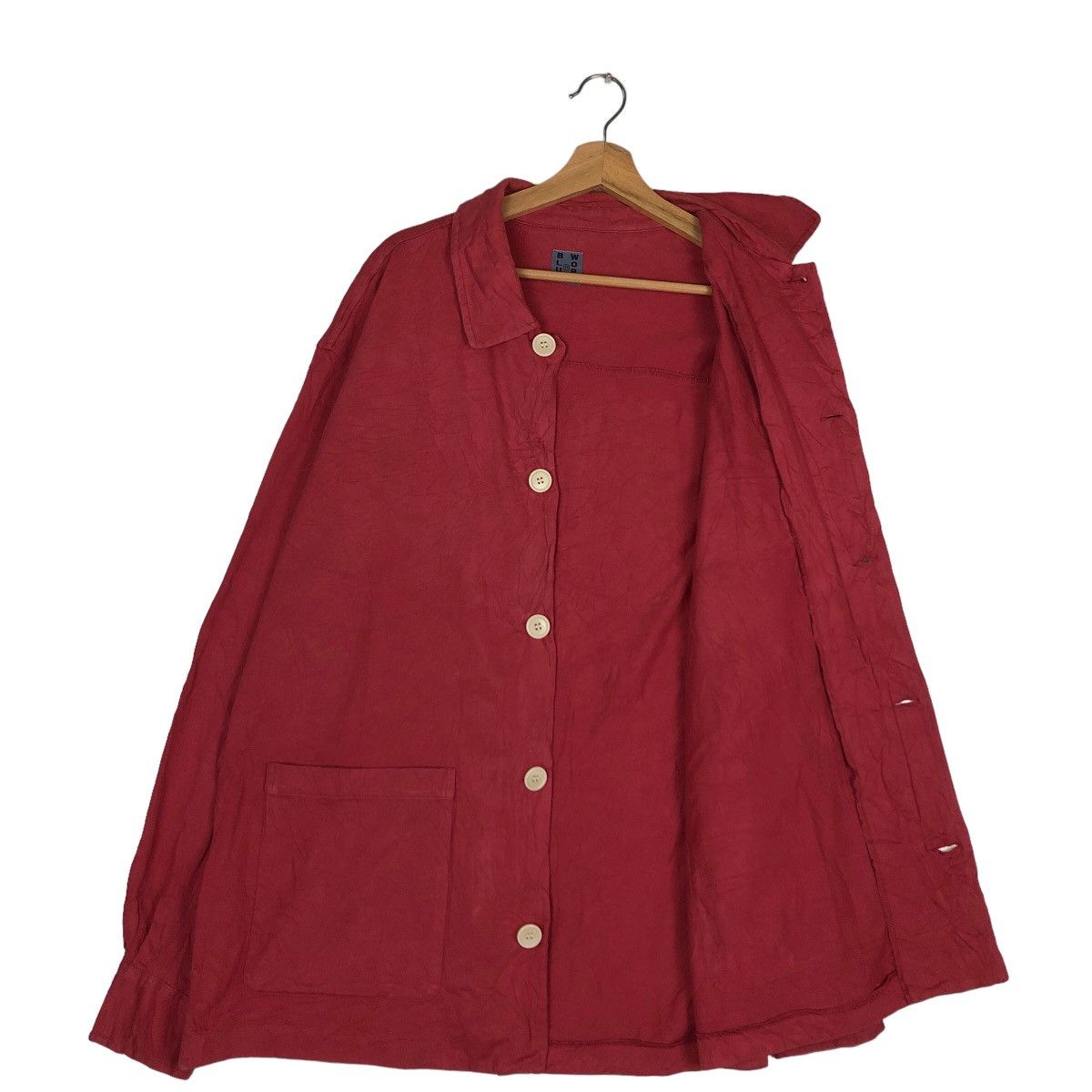 Blue Blue Japan VINTAGE HIKORY CHORE JACKET BLUE WORK INSPIRED ISSEY MIYAKE Size US M / EU 48-50 / 2 - 9 Thumbnail