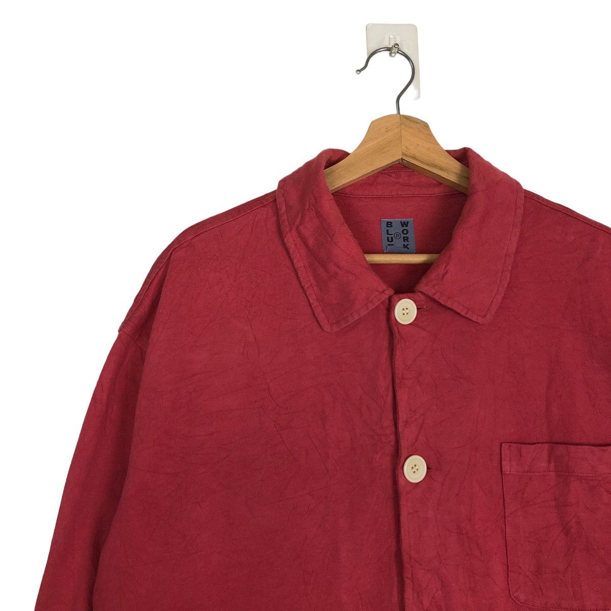 Blue Blue Japan VINTAGE HIKORY CHORE JACKET BLUE WORK INSPIRED ISSEY MIYAKE Size US M / EU 48-50 / 2 - 6 Thumbnail