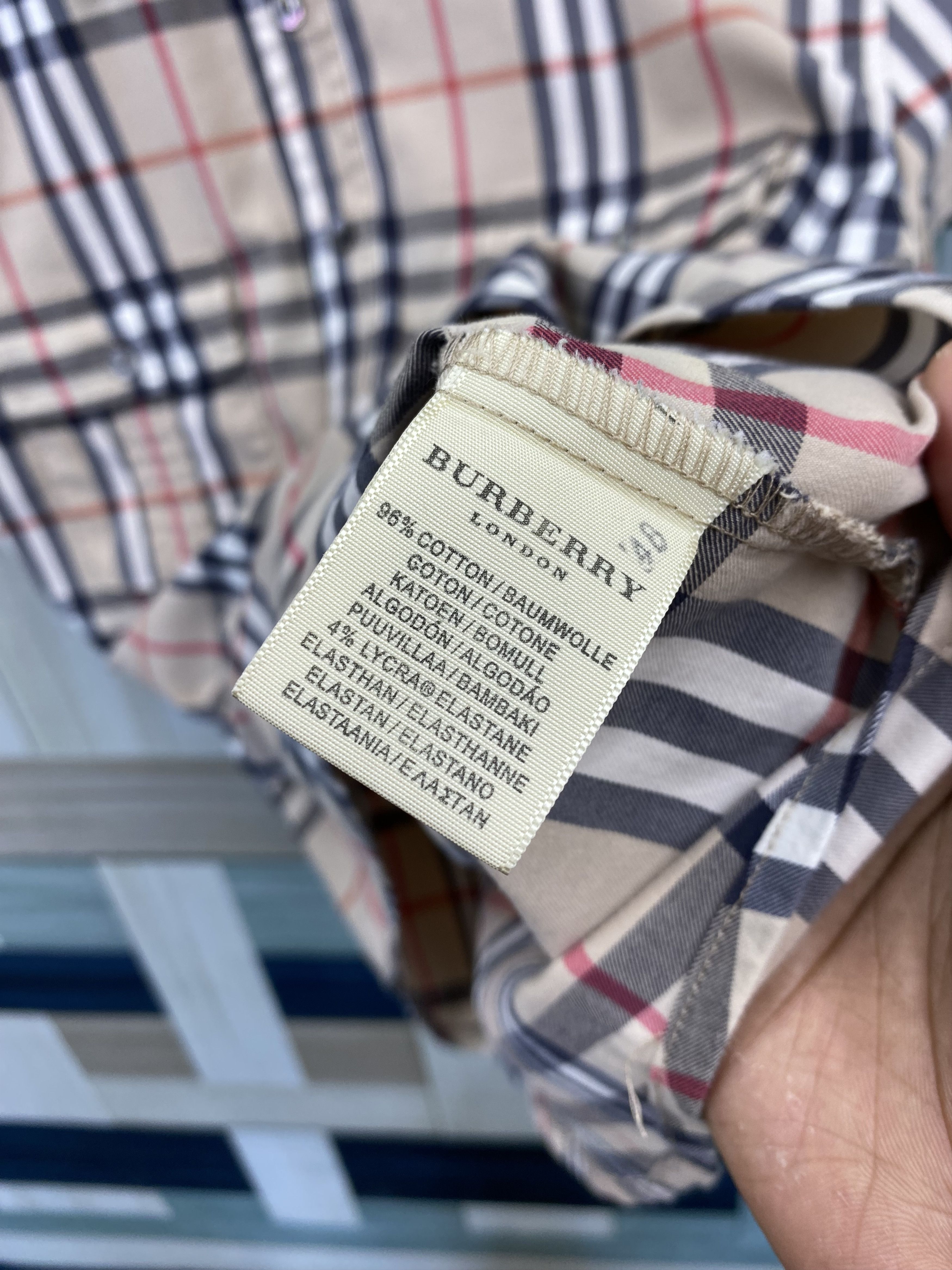 Burberry Burberry Check Double Pocket Button Up Shirt Size XXL / US 16-18 / IT 52-54 - 14 Thumbnail