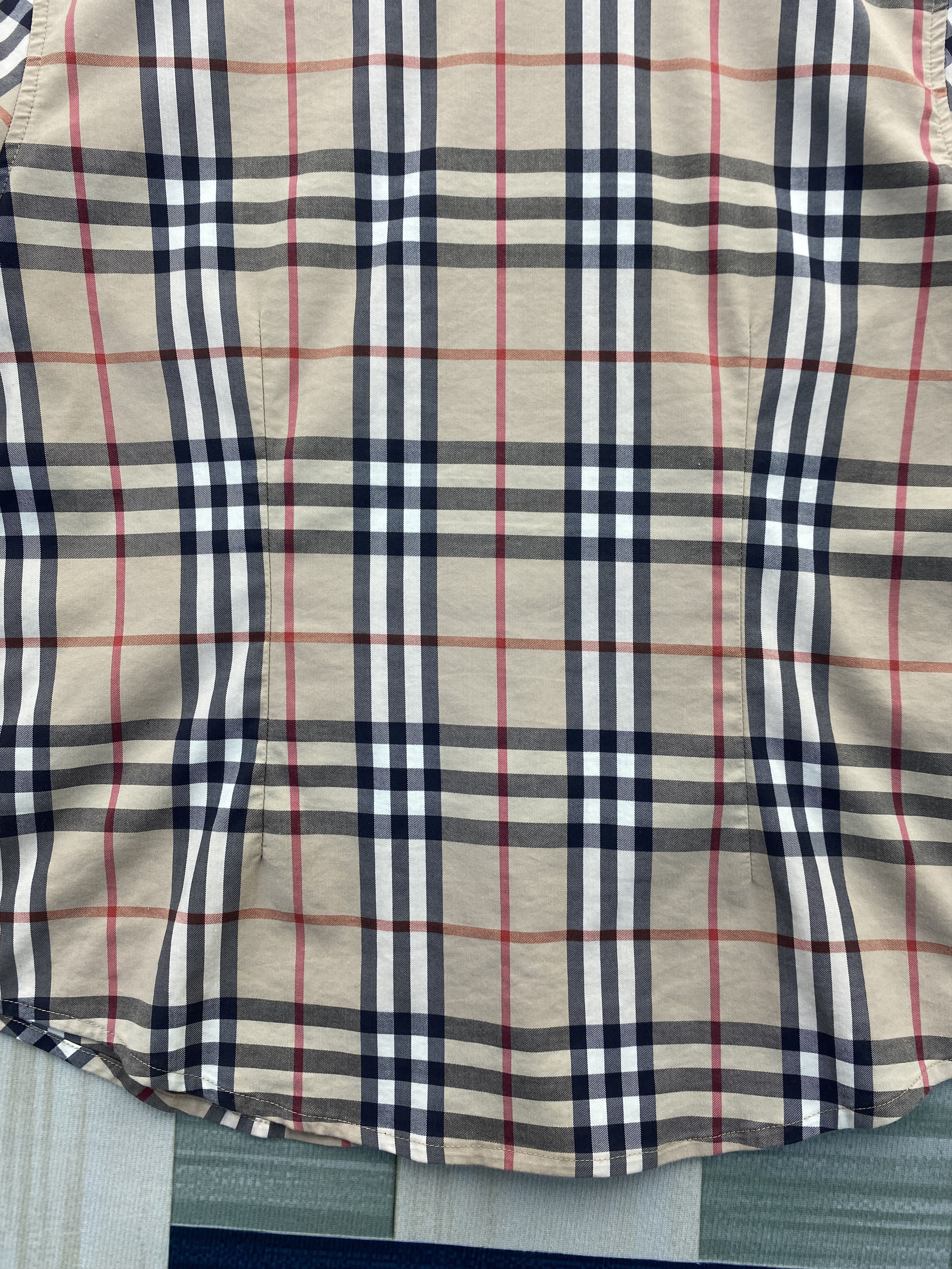 Burberry Burberry Check Double Pocket Button Up Shirt Size XXL / US 16-18 / IT 52-54 - 9 Thumbnail
