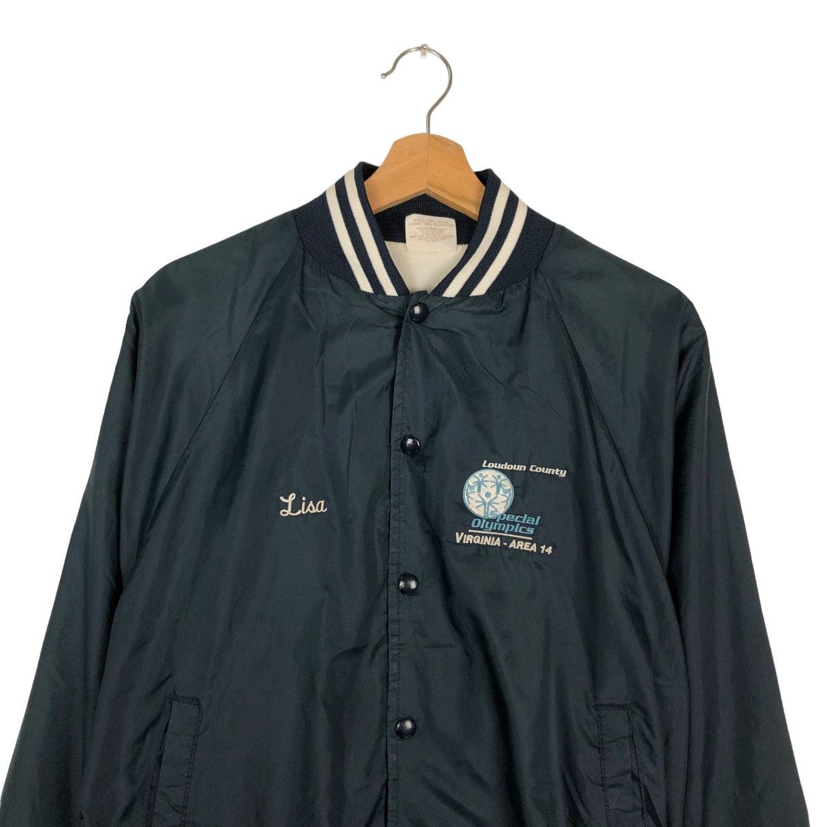 Vintage VINTAGE BOMBER JACKET BIG LOGO SPECIAL OLYMPICS USA MADE Size US M / EU 48-50 / 2 - 2 Thumbnail