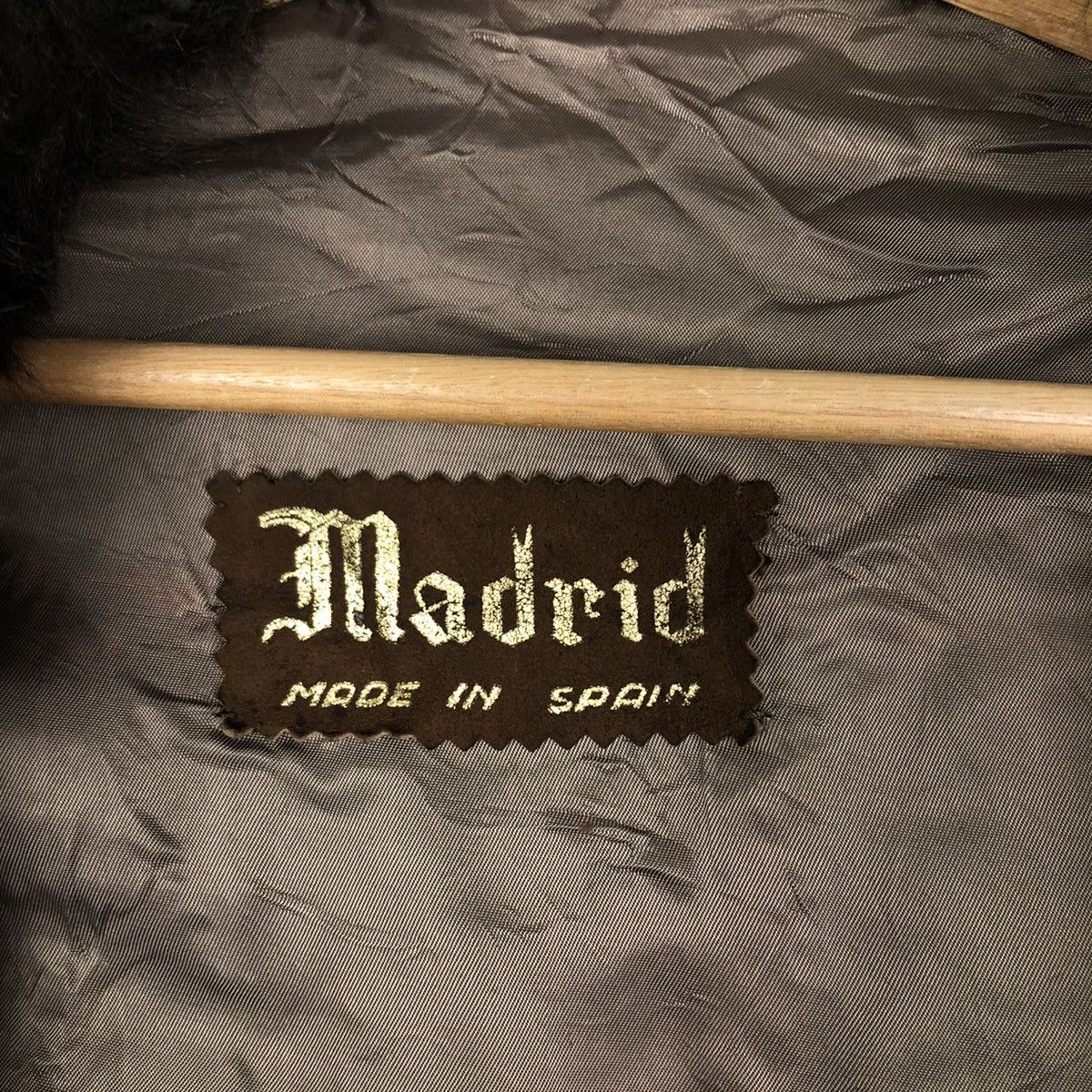 Japanese Brand VINTAGE LONG JACKET SOFT LEATHER MINK FUR COLLAR MADRID Size M / US 6-8 / IT 42-44 - 12 Thumbnail