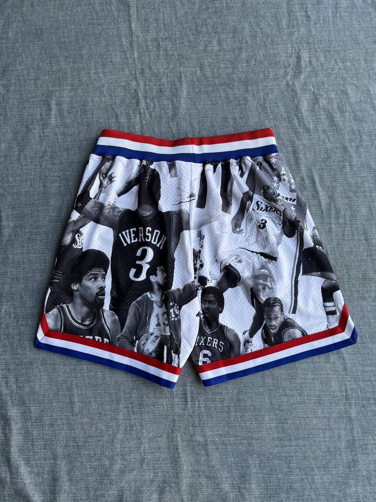 Mitchell & Ness Lapstone Mitchell Ness Icon Collage 76ers Shorts XL Limited Size US 34 / EU 50 - 8 Thumbnail