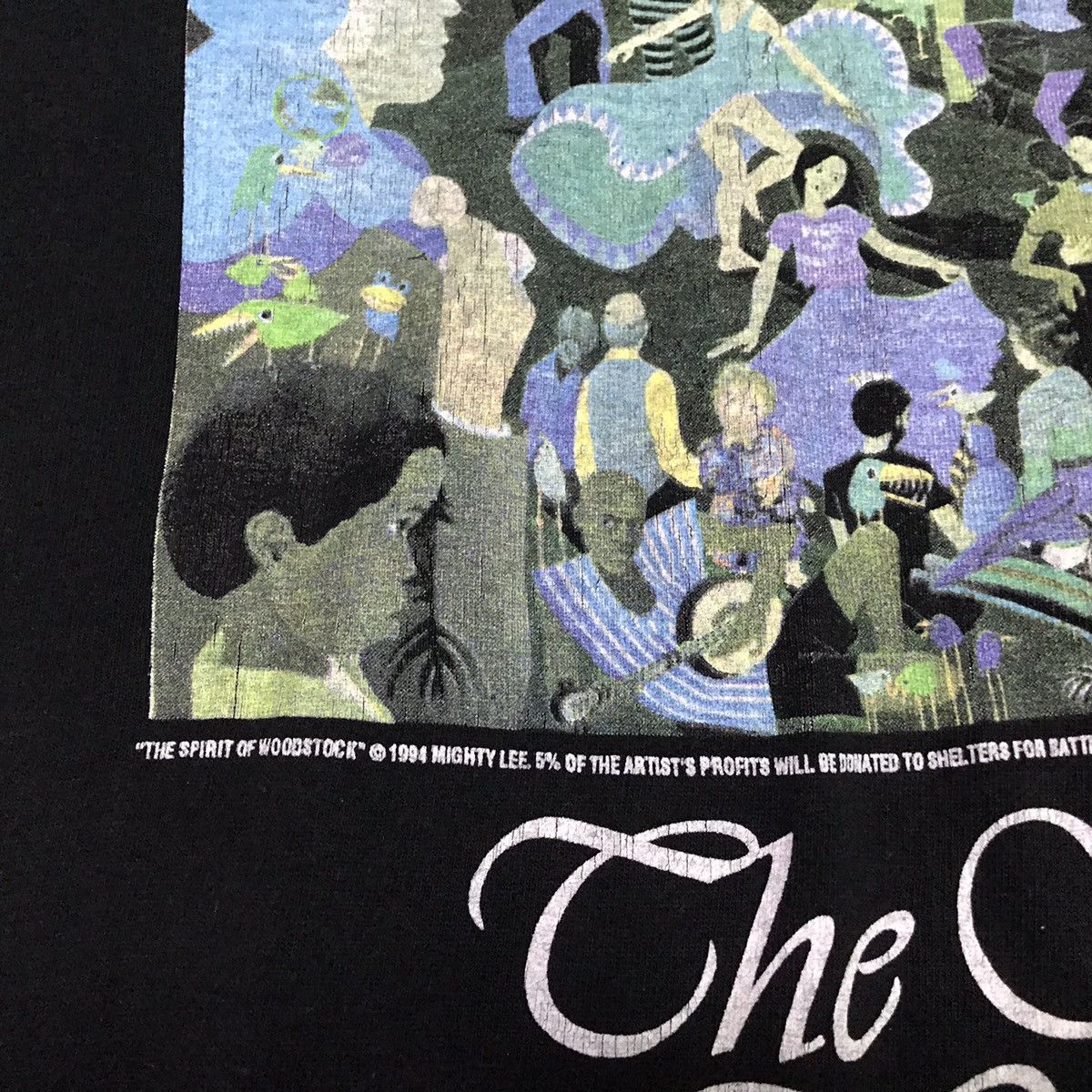 Band Tees × Vintage 90’s The Spirit Of Woodstock T-shirt Size US XL / EU 56 / 4 - 3 Thumbnail